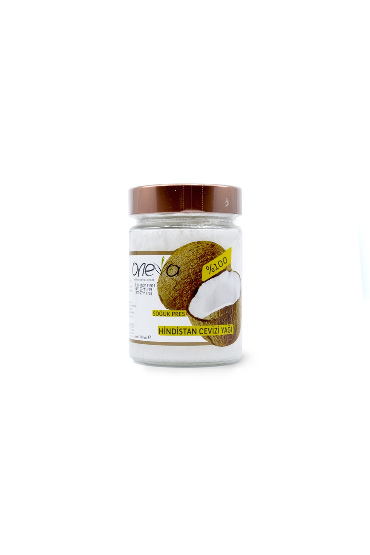 Oneva Hindistan Cevizi Yağı 300 ML Soğuk Sıkım