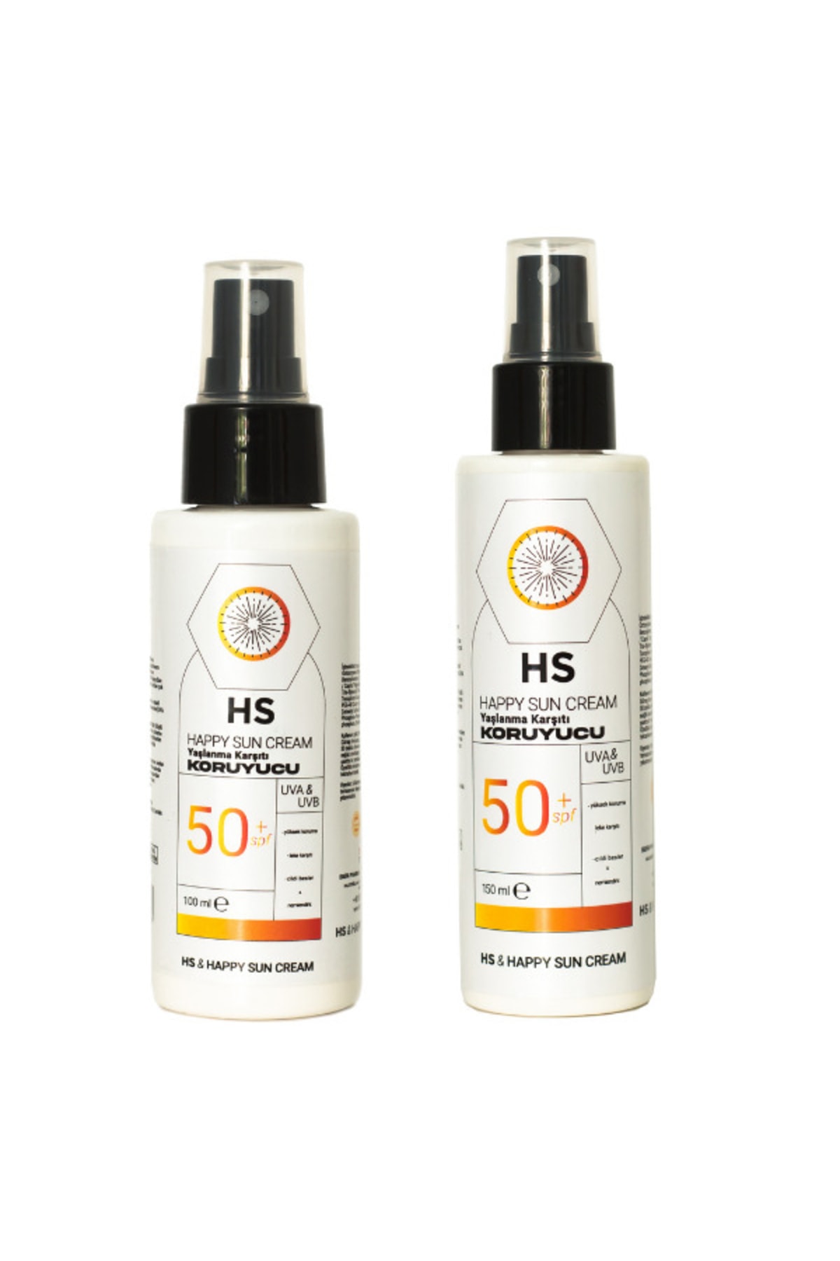 HS Happy Sun Cream Spf 50+ Güneş Koruyucu Set