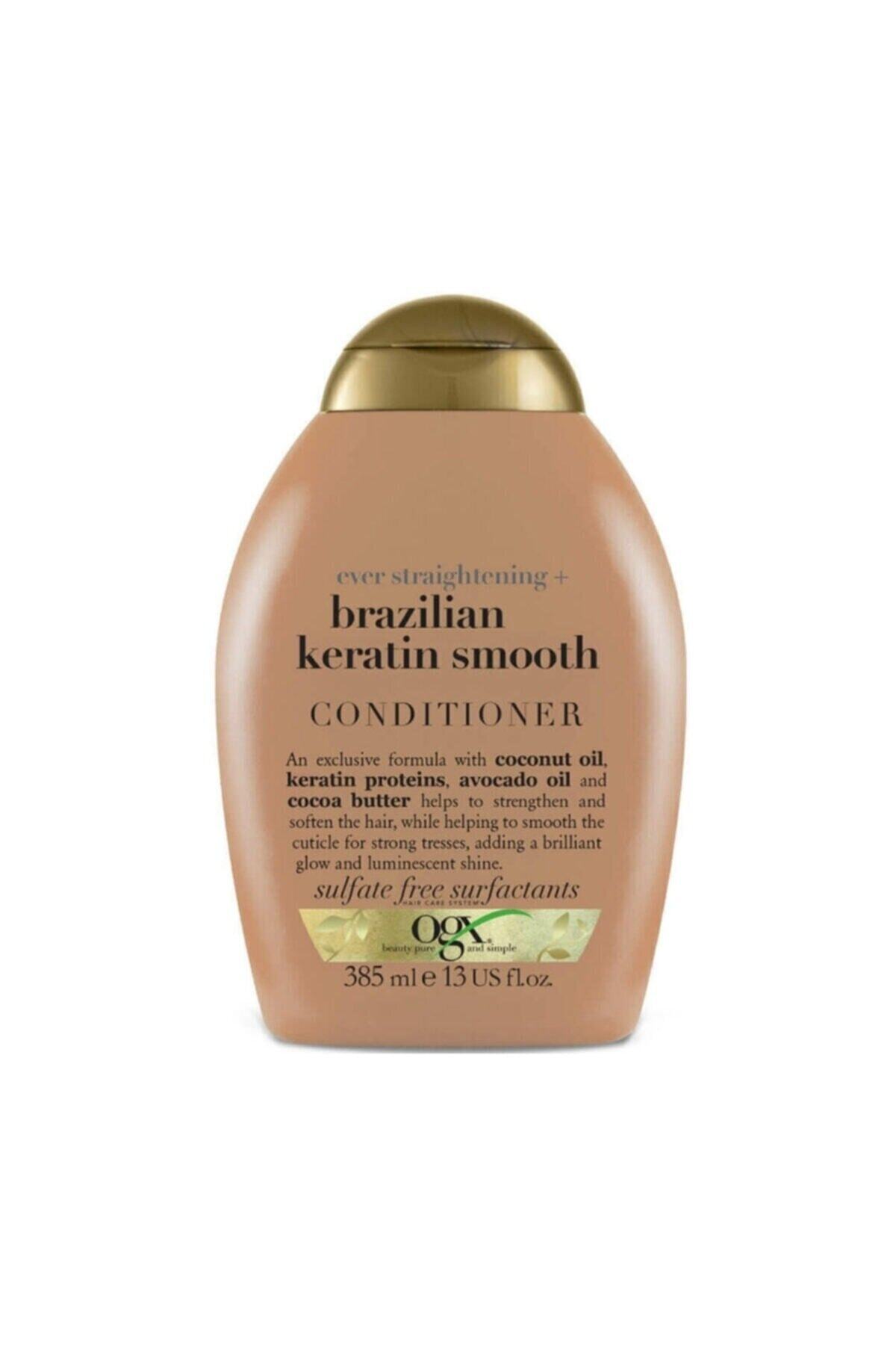 OGX Düzleştirici Brazilian Keratin Smooth Sülfatsız Bakım Kremi 385 Ml 3574661501055
