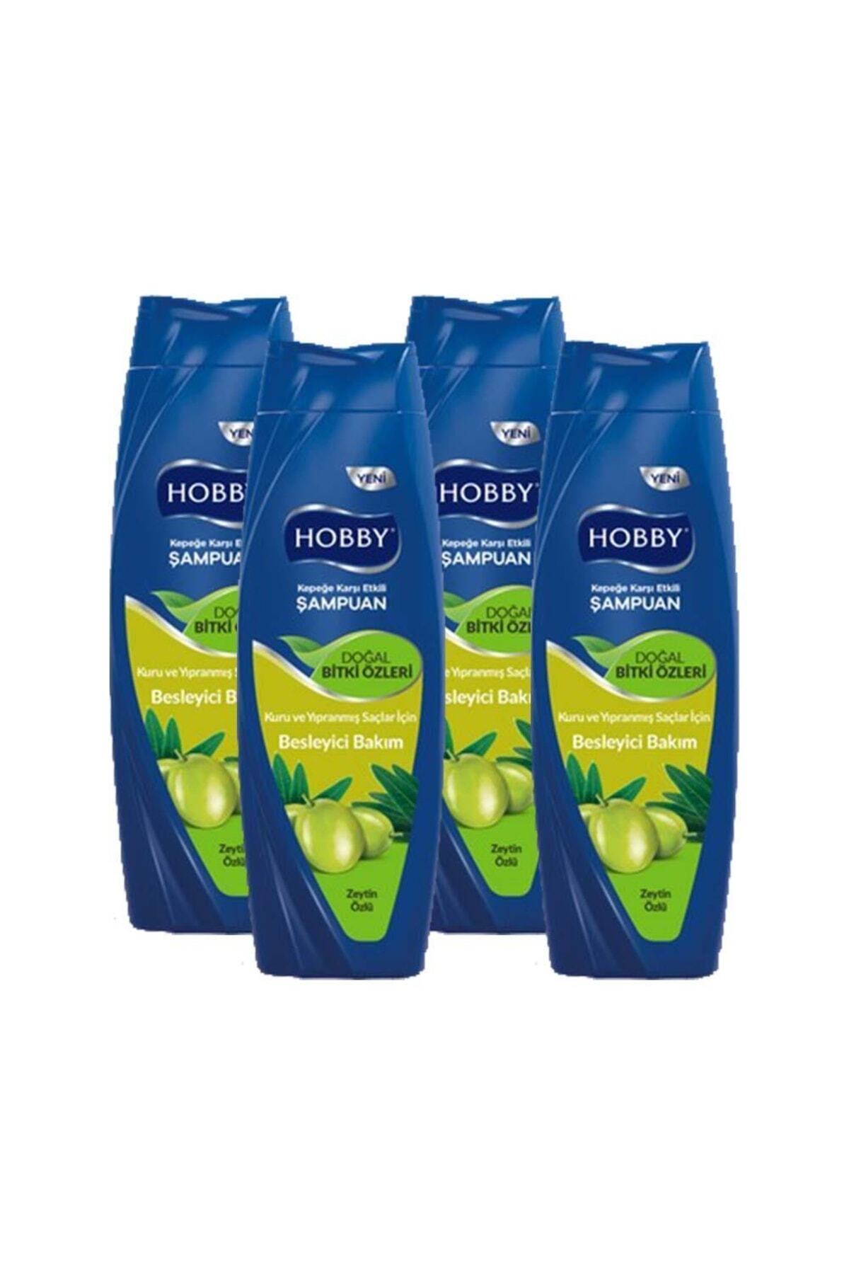 Hobby Kepeğe Karşı Etkili Zeytin Özlü Şampuan 600 Ml X 4