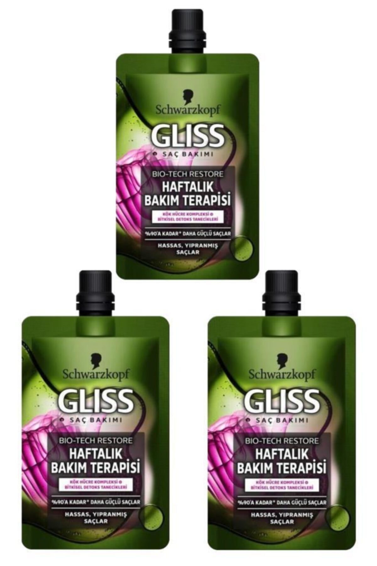 Gliss 3'lü Bio-tech Haftalık Bakım Terapisi 50 ml