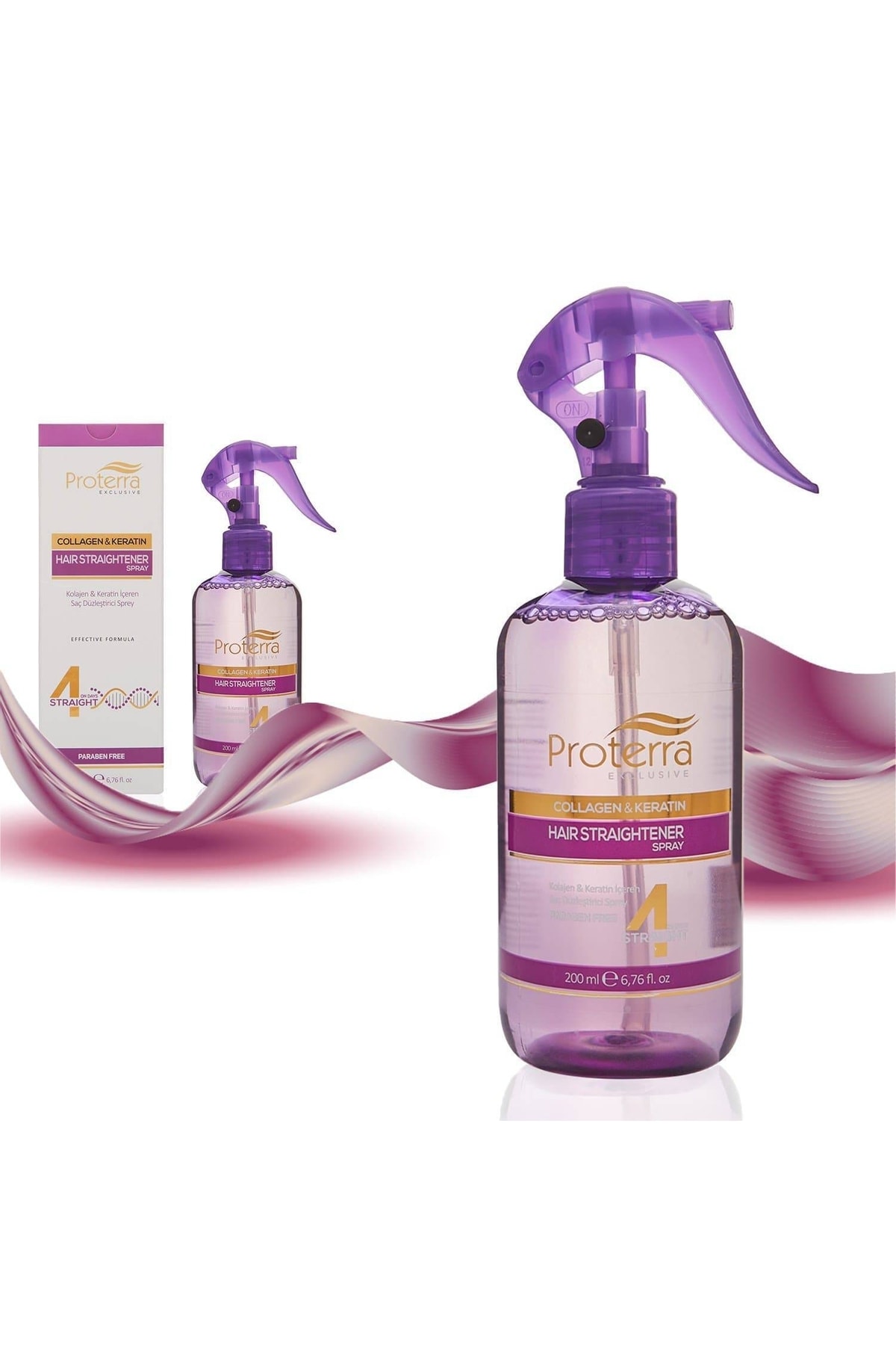 Proterra Kollajen Ve Keratin Saç Düzleştirici Sprey