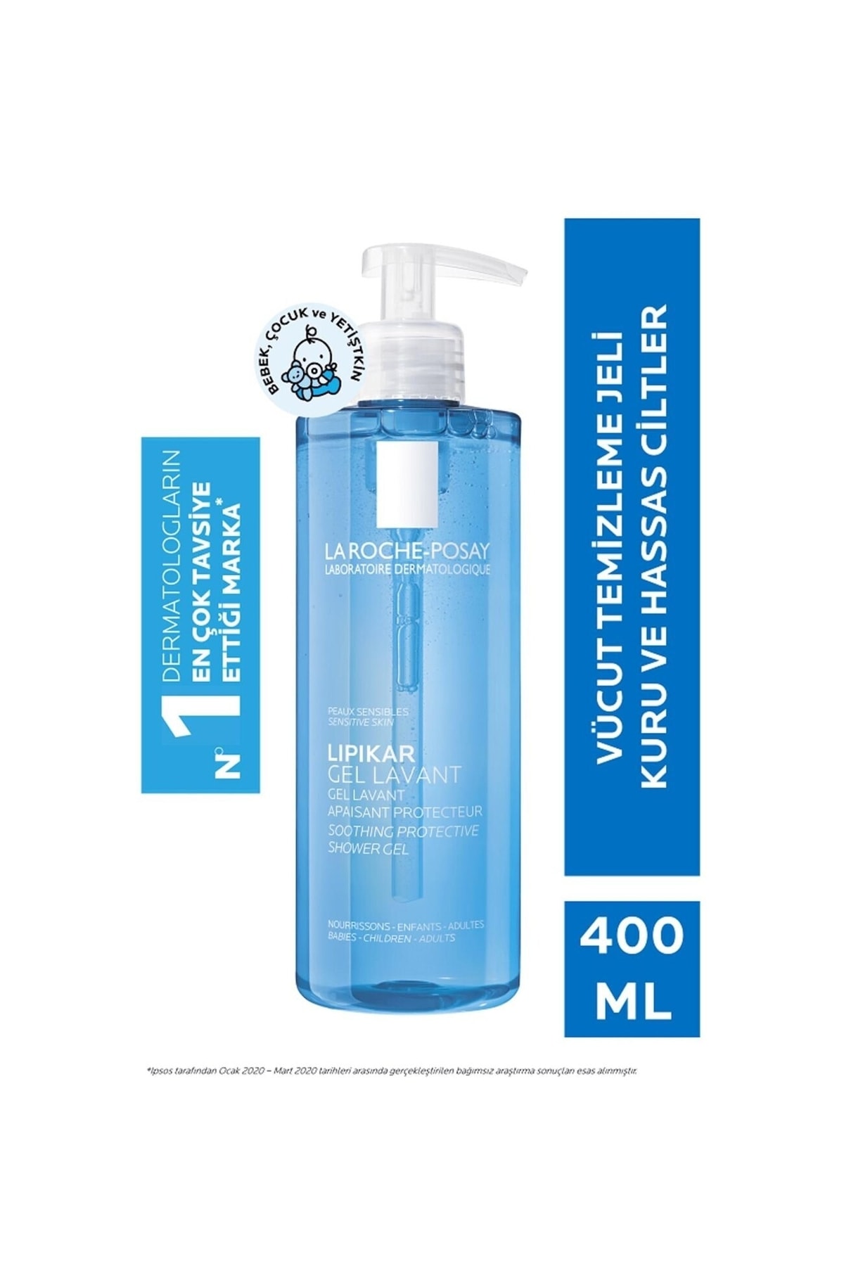 La Roche Posay Lipikar Gel Lavant 400 Ml