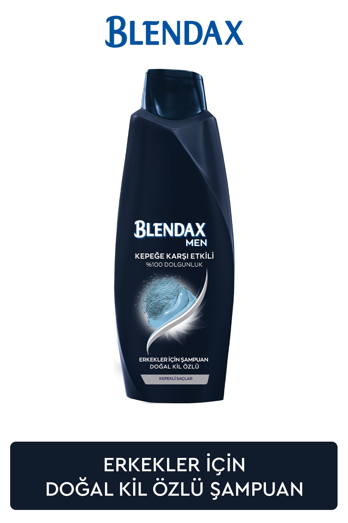 Blendax Erkekler Için 500 ml Kepeğe Karşı Etkili Kil Özlü Şampuan