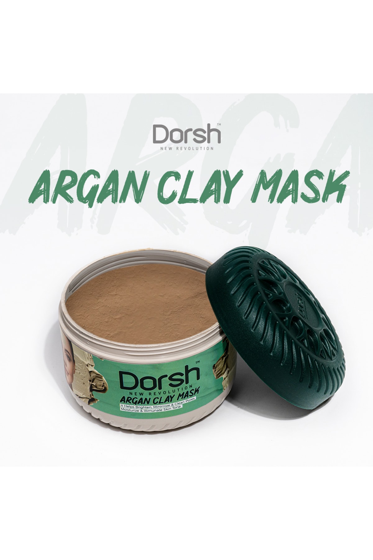 Dorsh Argan Yağlı Killi Yüz Maskesi 400 Gr