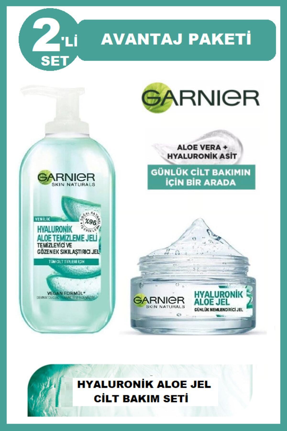 Garnier Hyaluronik Aloe Jel 50 ml Hyaluronik Aloe Temizleme Jeli 200ml 3600542333016, 3600542231978
