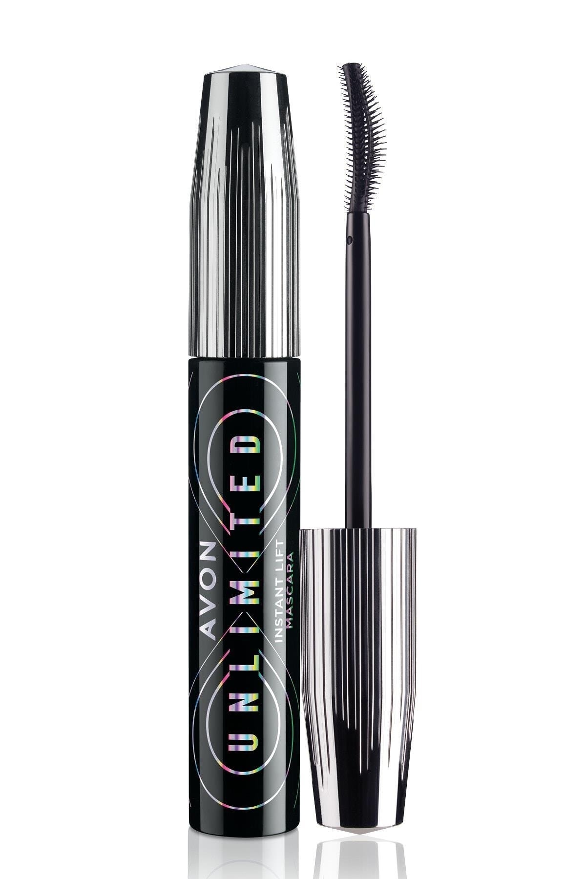 AVON Unlimited Kirpiklere Kalkık Görünüm Veren Maskara 10 Ml. Blackest Black