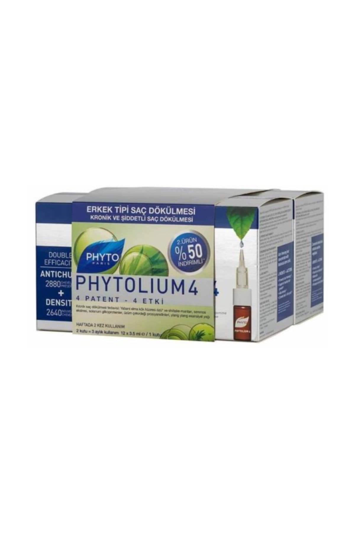 Phyto Saç Uzamasına Yardımcı Serum - Phytolium4 Serum 12 X 3,5 ml 2 Kutu 3338221102645
