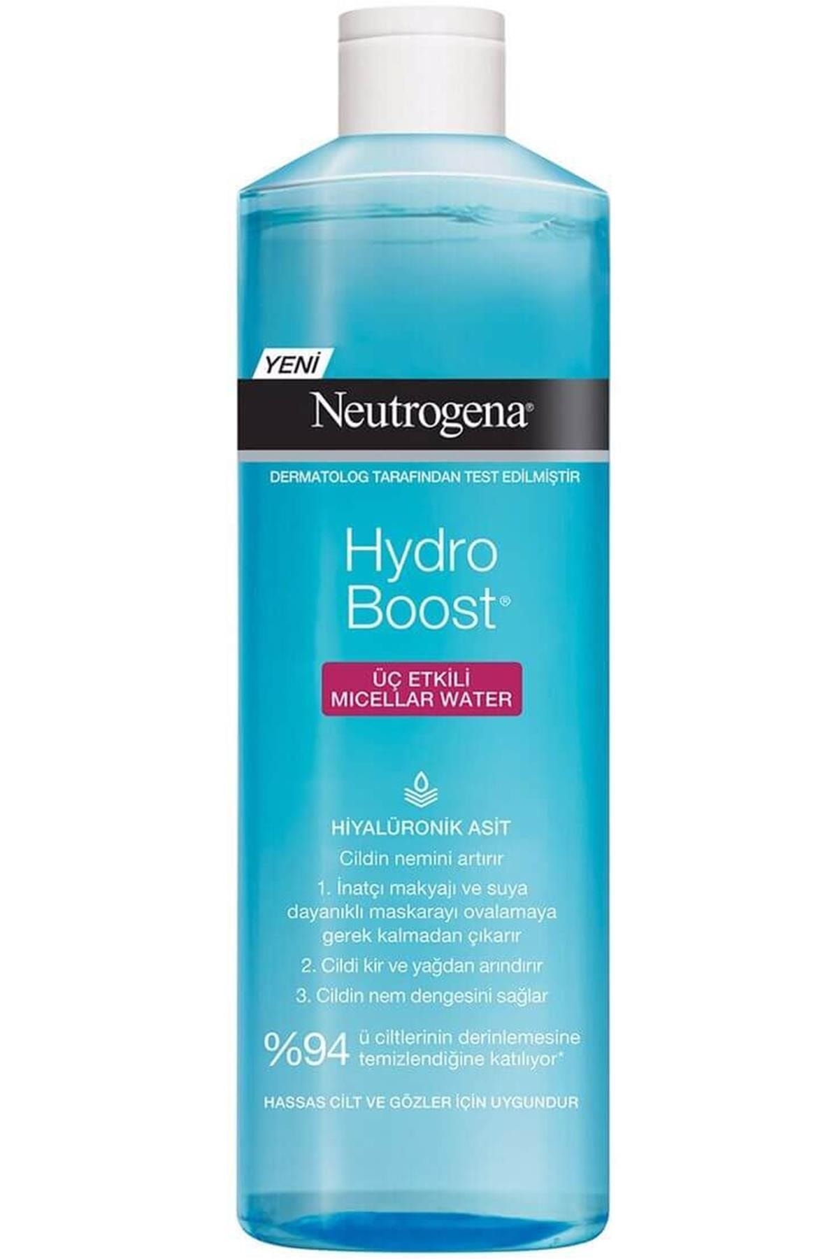 Neutrogena Makyaj Temizleme Suyu Hydroboost 400 Ml