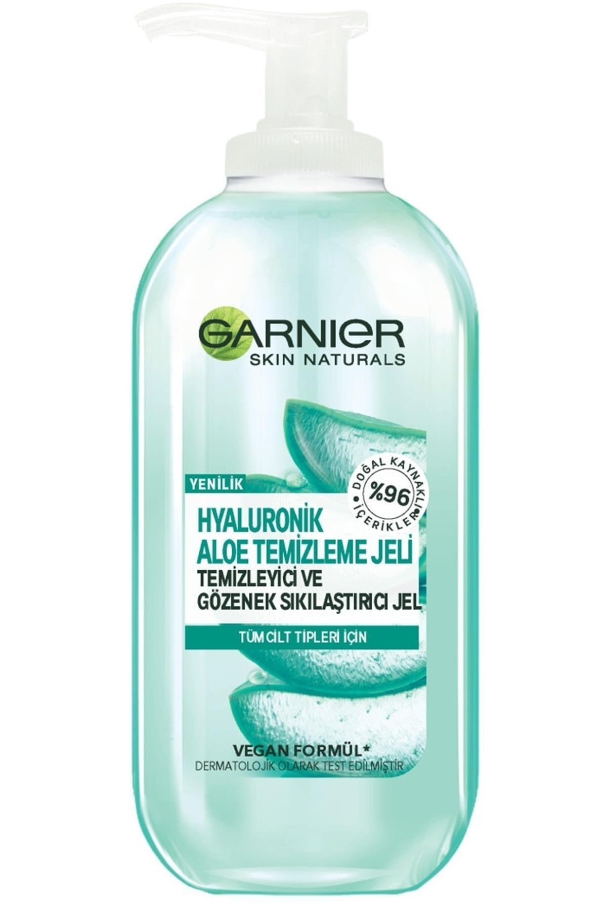 Garnier Skın Naturals Hyaluronik Aloe: Tüm Cilt Tiperi Için Temizleme Jeli (200 Ml)