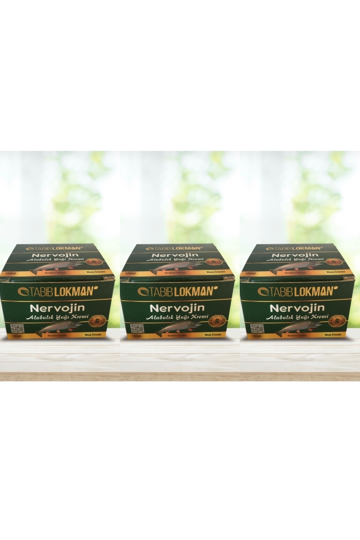Tabib Lokman 3adet Nervojin Alabalık Yağı Kremi 100ml