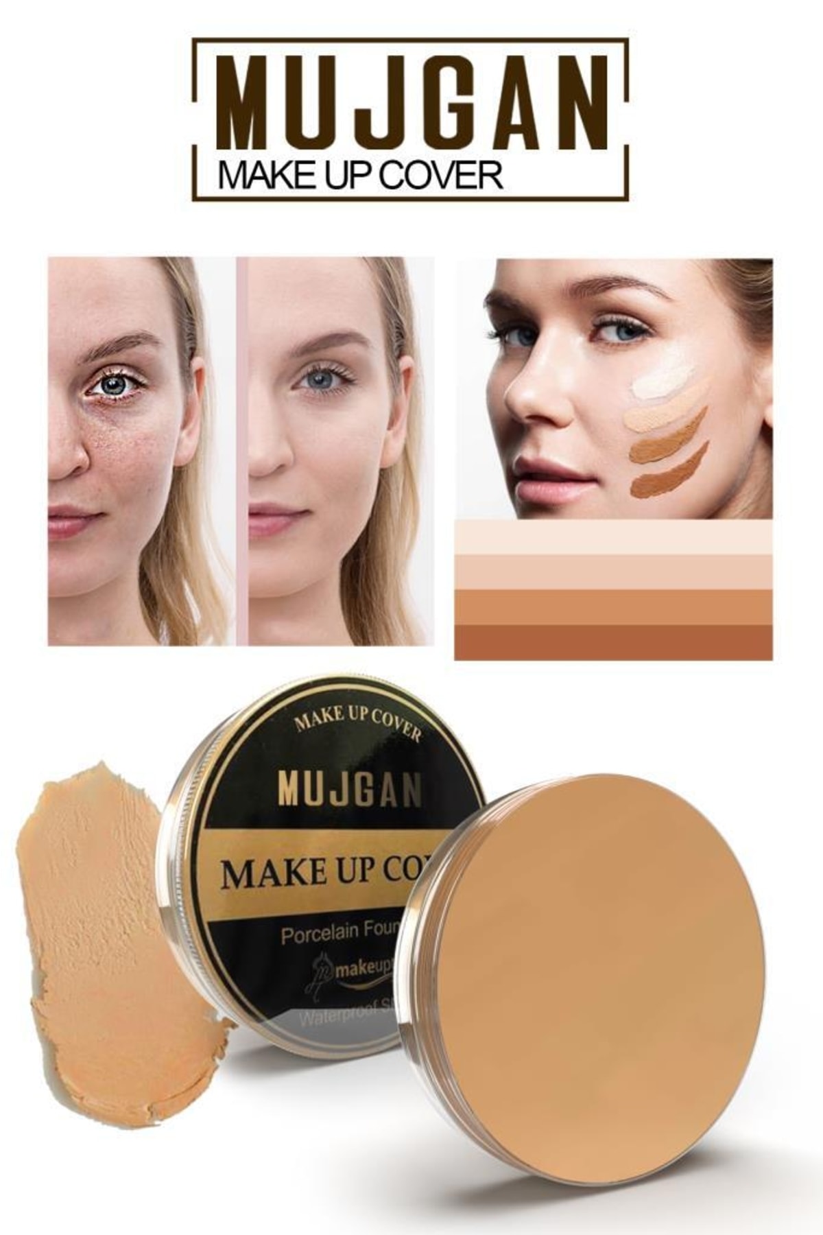 MUJGAN Make Up Cover Porselen Fondöten Kapatıcı 11