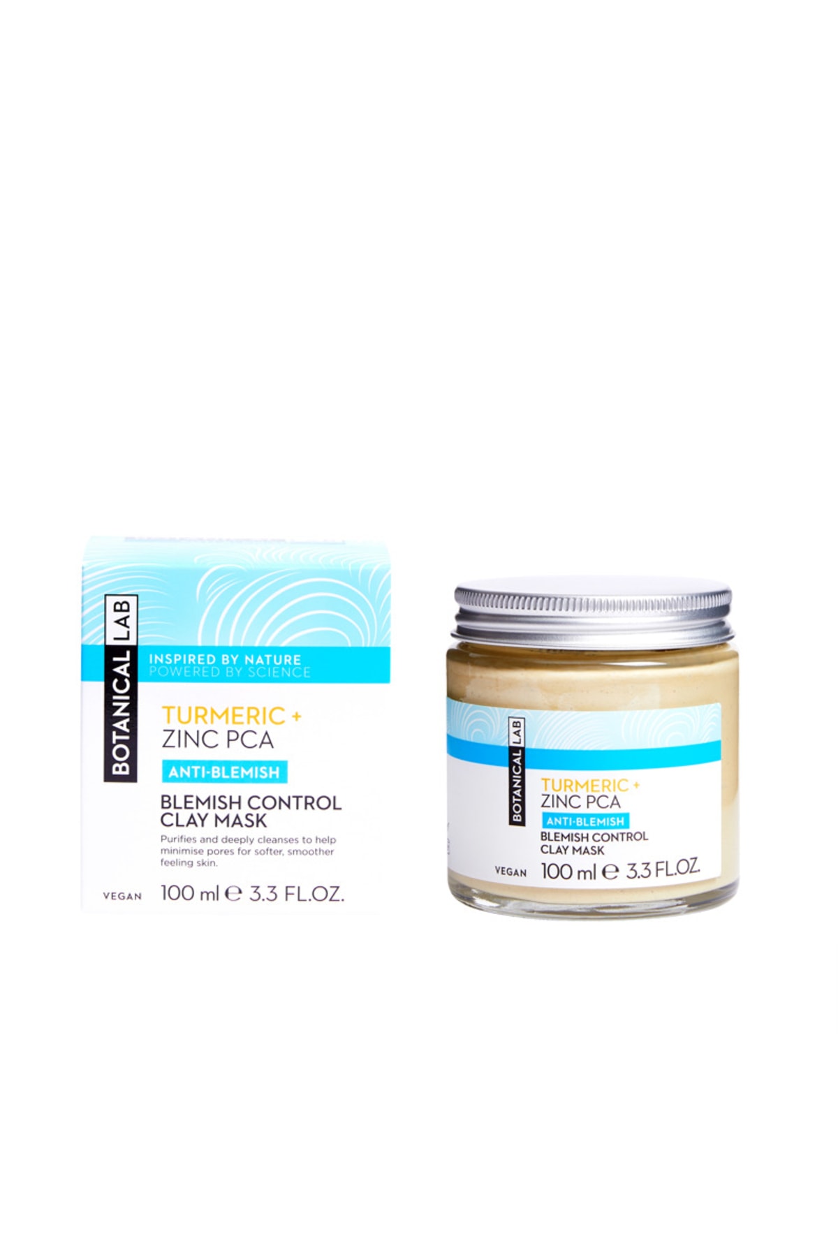 Botanicallab Zerdeçal Ve Çinko Pca Akneye Eğilimli Ciltler Için Kil Maskesi 100 Ml