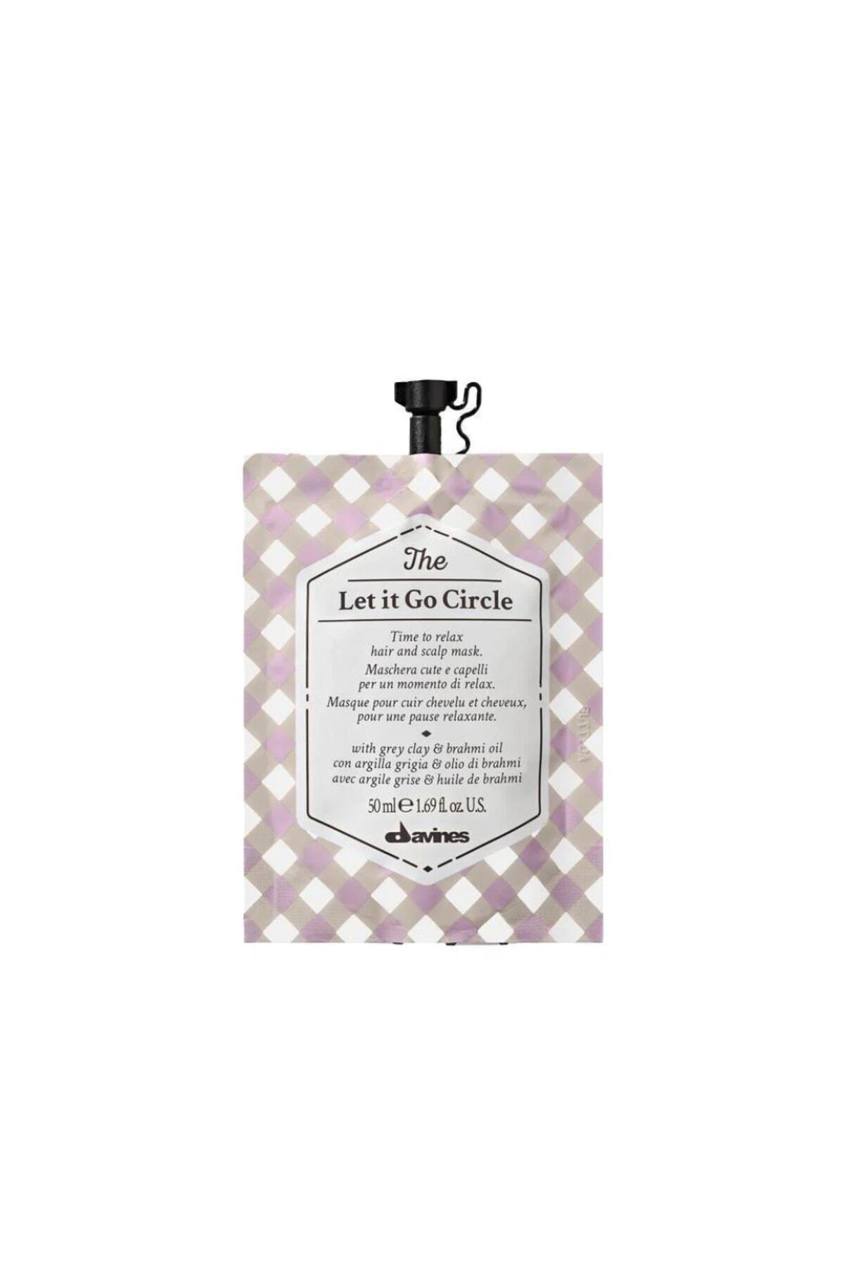 Davines The Let It Go Circle Vegan Sülfatsız Parabensiz Doğal Saç Maskesi 50 Ml