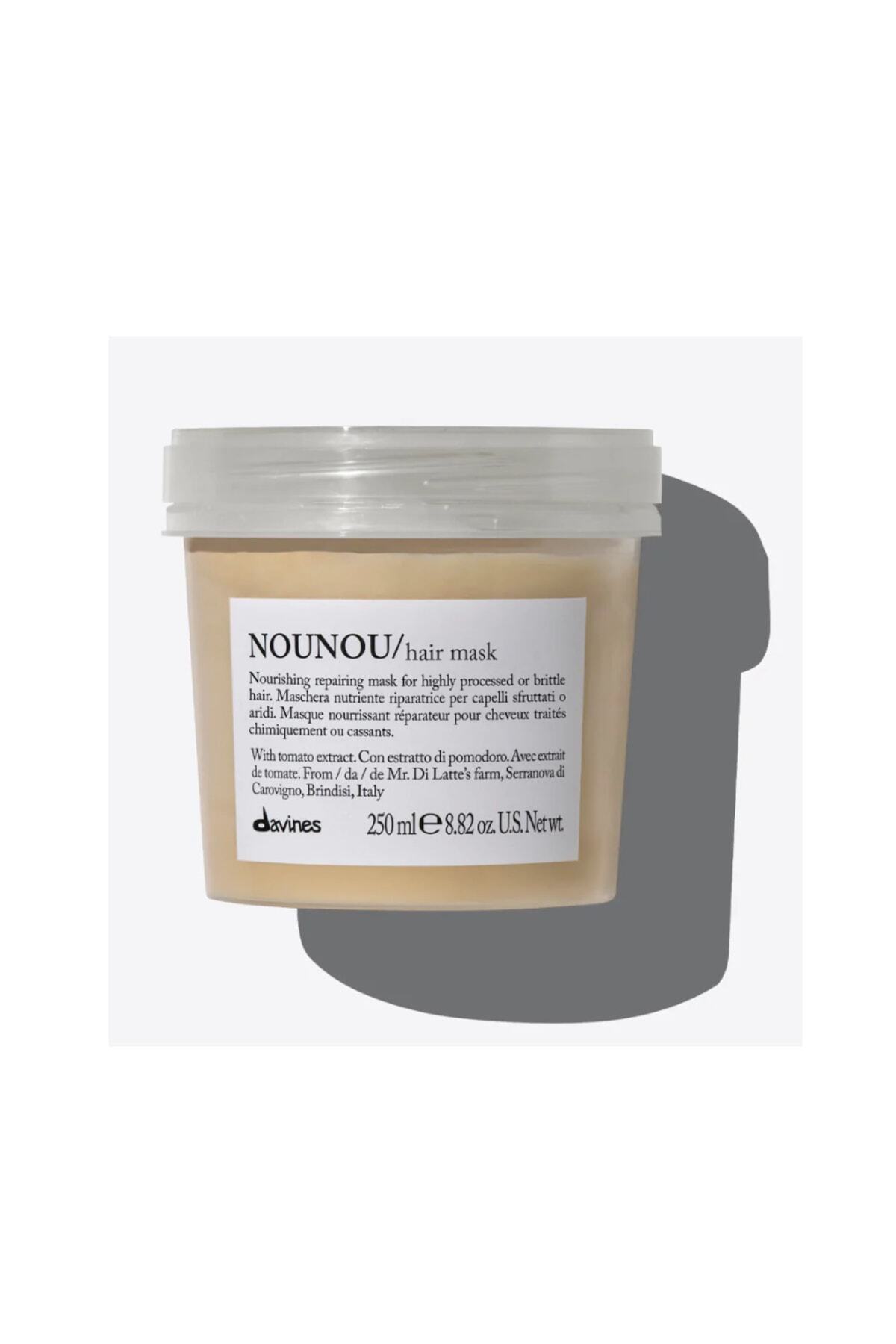 Davines Nounou Yıpranmış Ve Kuru Saçlar Için Doğal Saç Maskesi 250 ml
