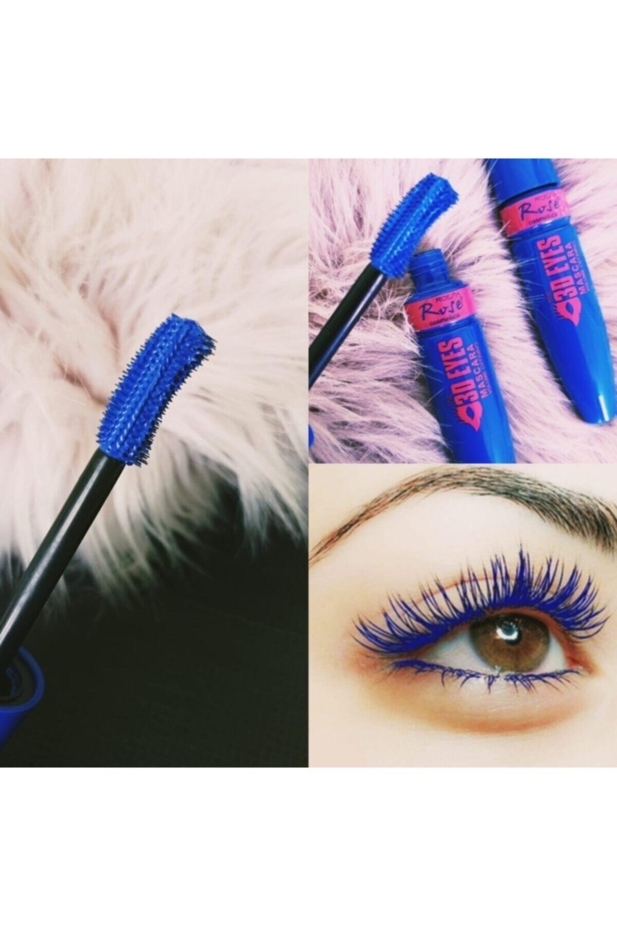 Roesia Rose Rose Mavi Rimel Eyes 3d Blue Maskara