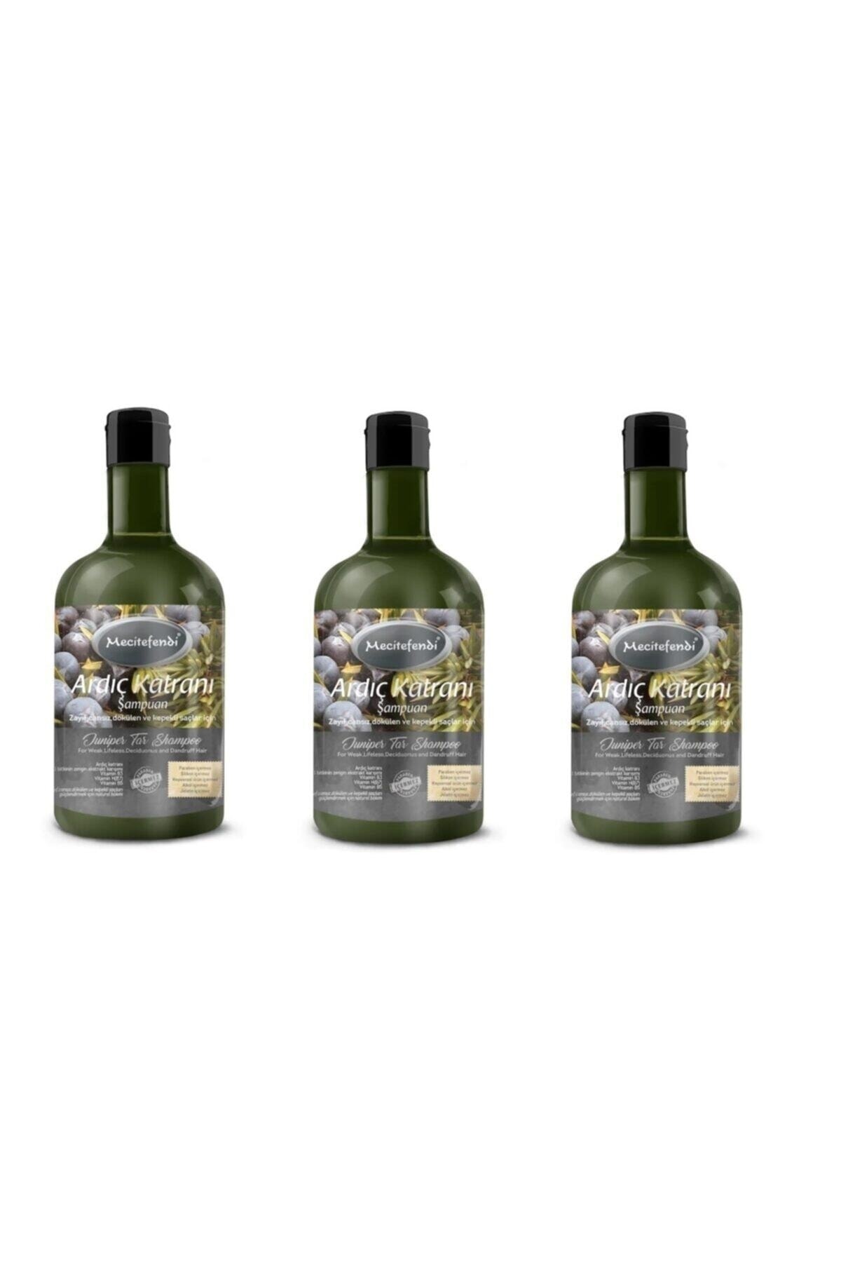Mecitefendi 3 Adet Ardıç Katranı Şampuanı 3x400 Ml