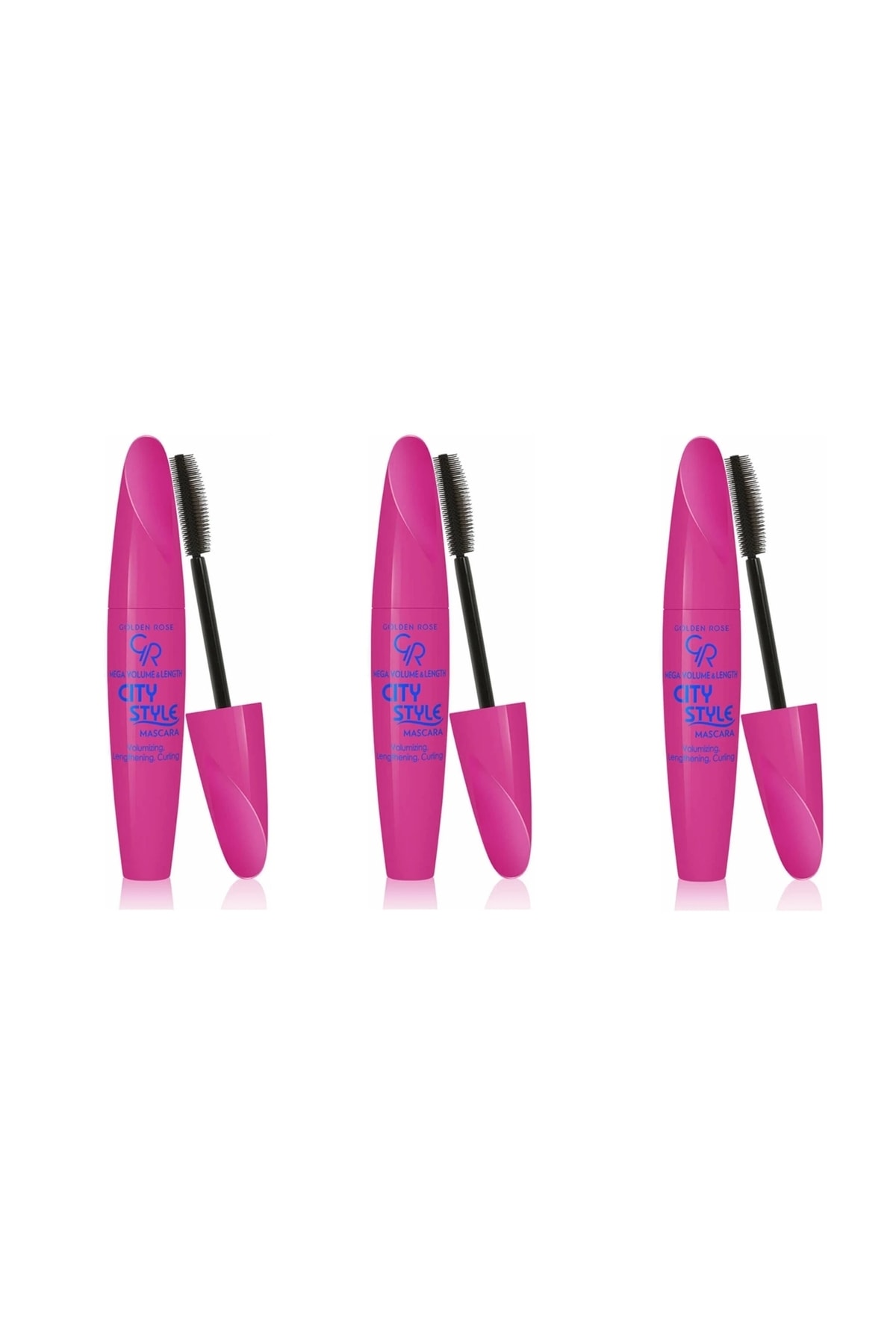 Golden Rose Siyah Maskara - Mega Volume & Length City Style Mascara 8691190068660 X 3 Adet