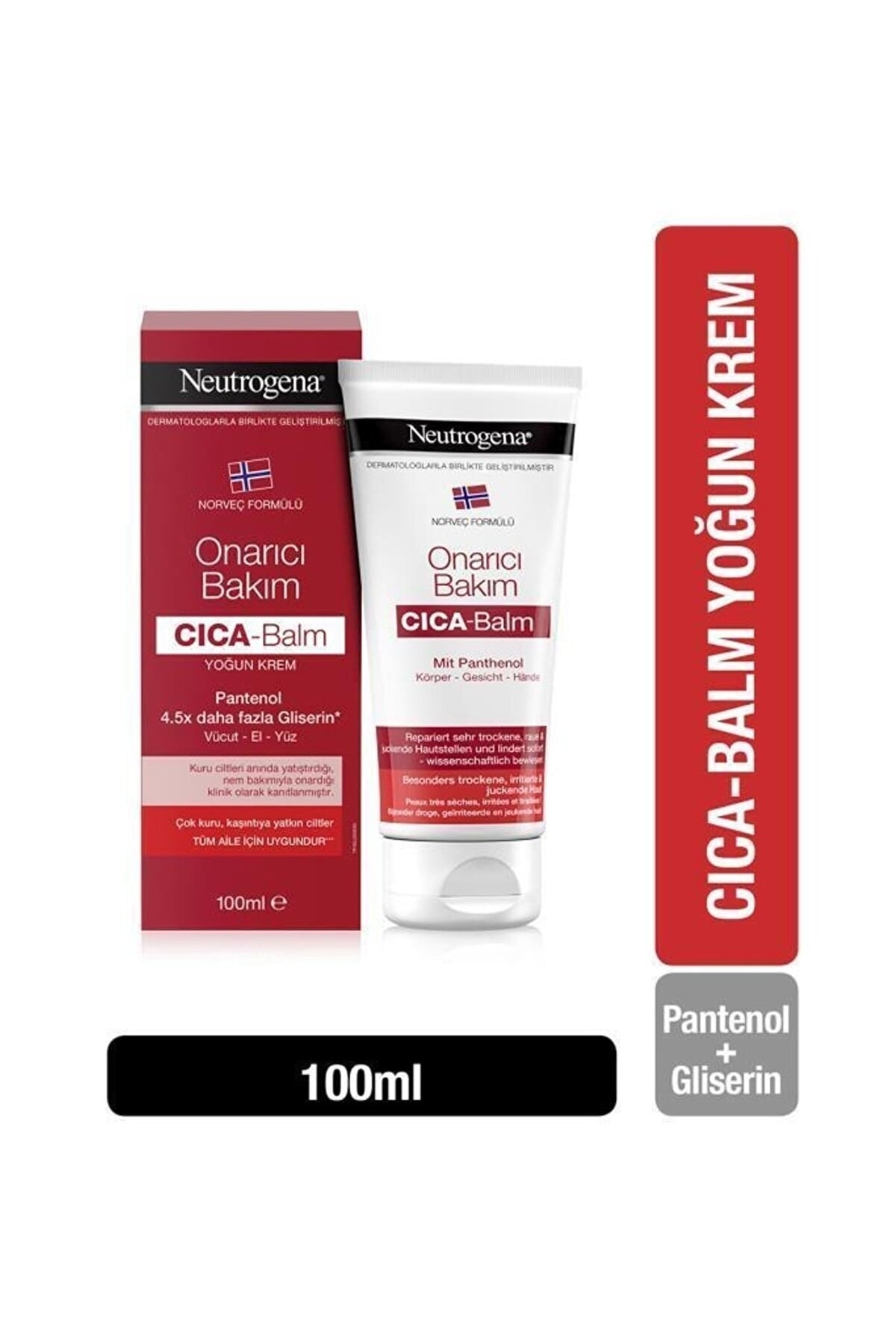 Neutrogena Onarıcı Bakım Cıca Balm Yoğun Krem 100 Ml