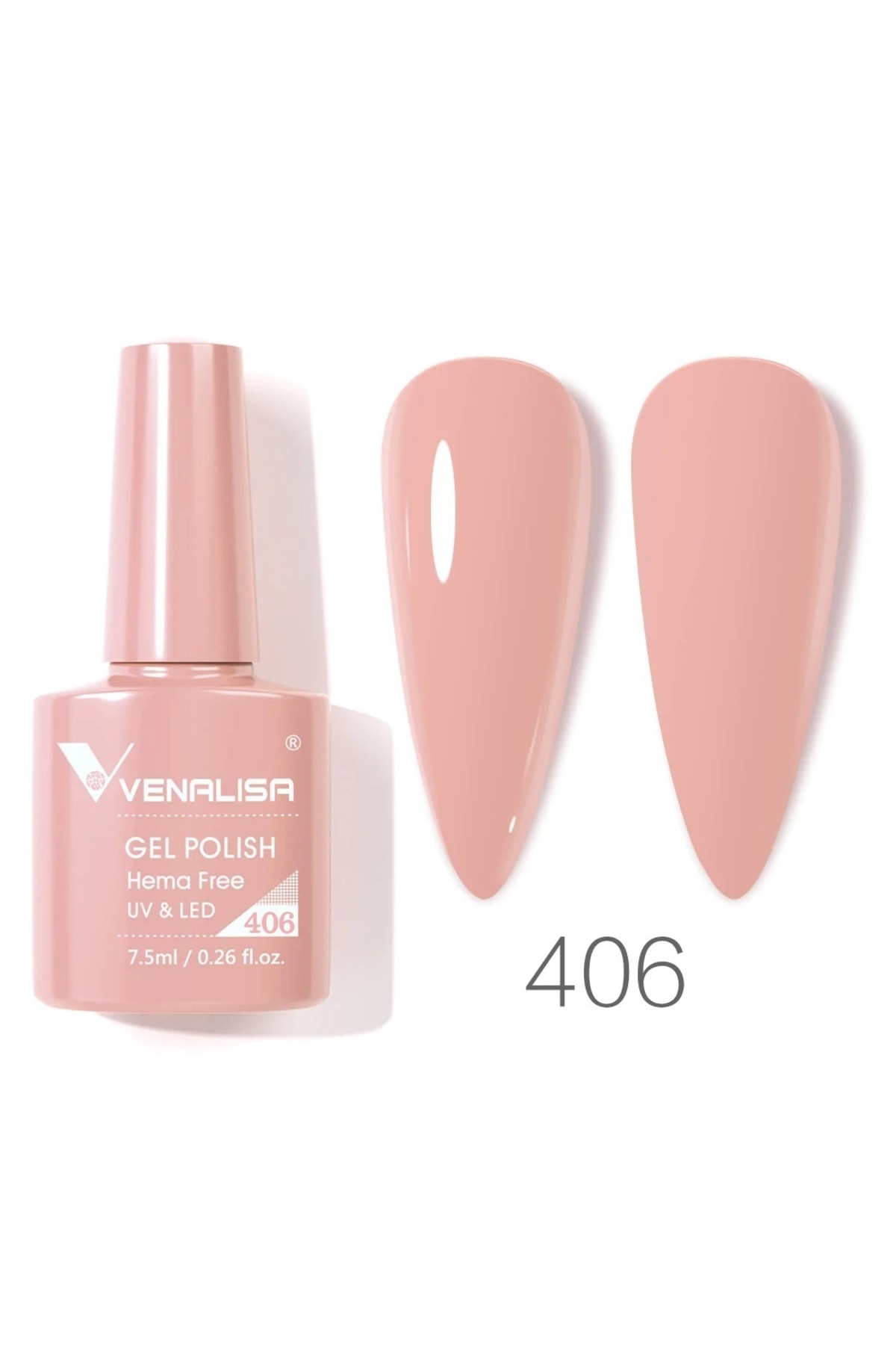 Venalisa 7.5 Ml Hema-free Uv Led Kalıcı Oje No 406