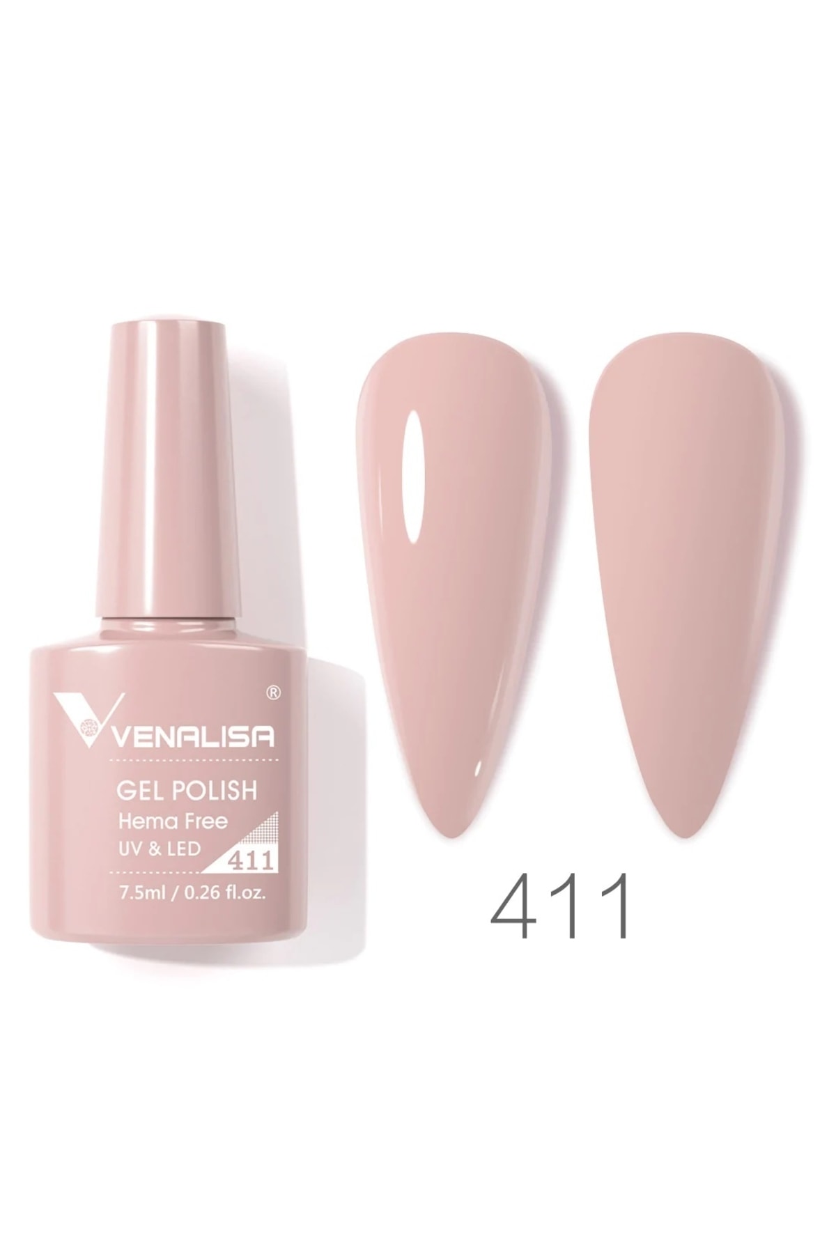 Venalisa 7.5 Ml Hema-free Uv Led Kalıcı Oje No 411