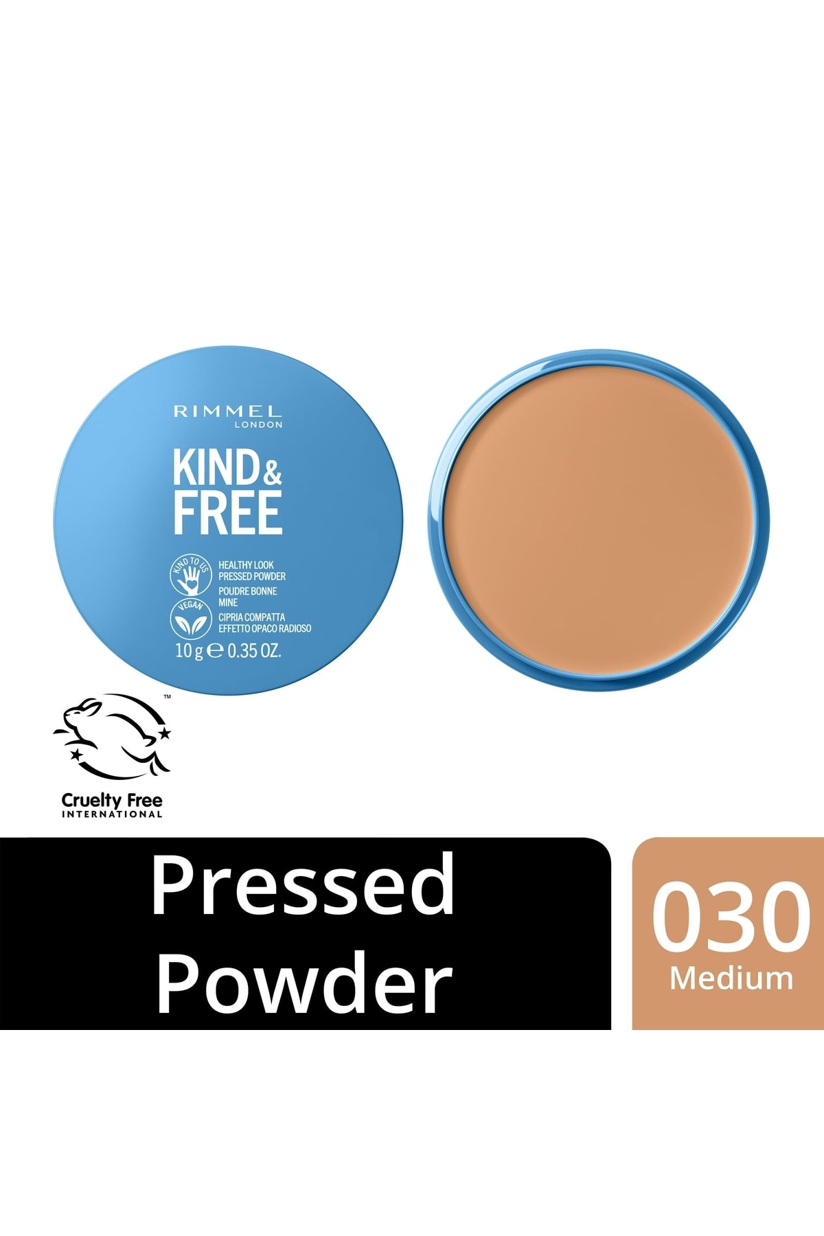 RIMMEL LONDON Pudra Kind Free Powder Medium No:030