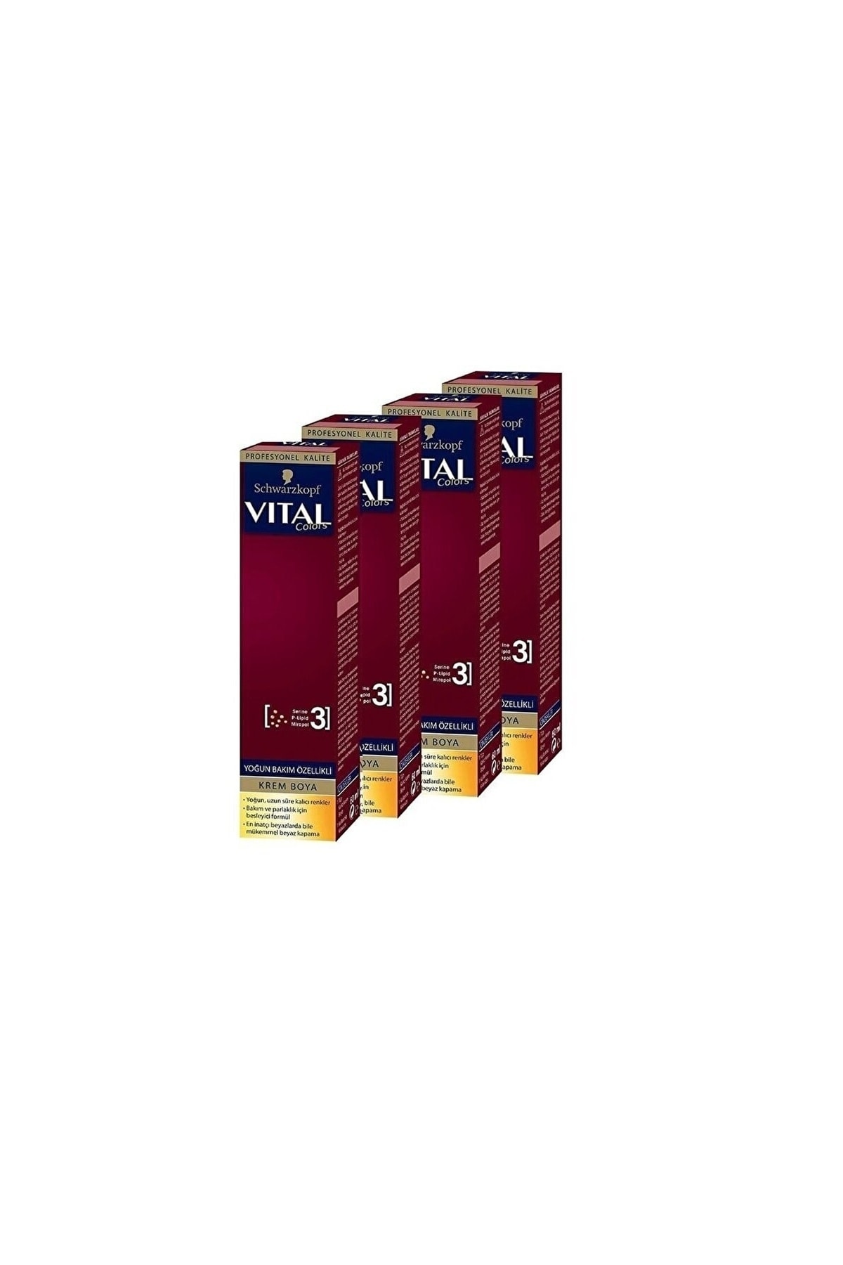 Schwarzkopf Vital Colors Krem Saç Boyası P-11 Koyu Gümüş X 4 Adet