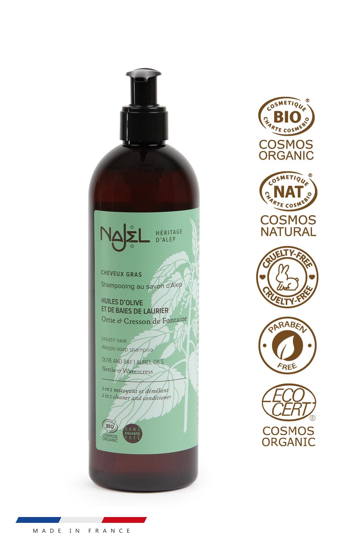 NAJEL Organik Şampuan ( Yağlı Saçlar Için ) 500ml