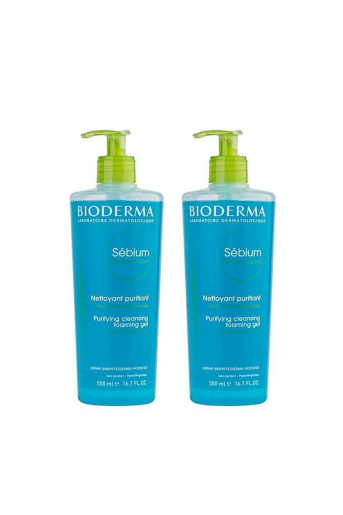 Bioderma Sebium Foaming Gel - 500 ml x 2 adet