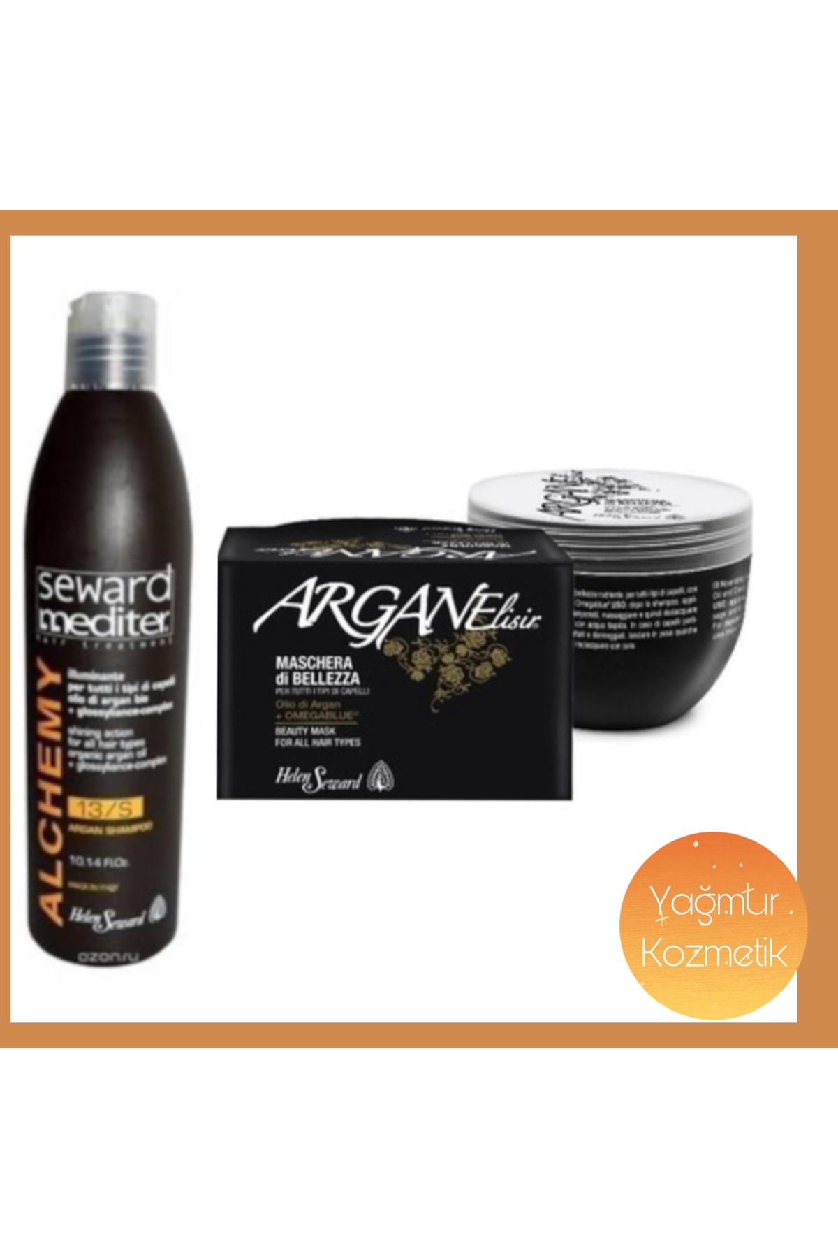 Helen Seward 13-s 300ml & Argan Saç Maskesi Elixir 250ml