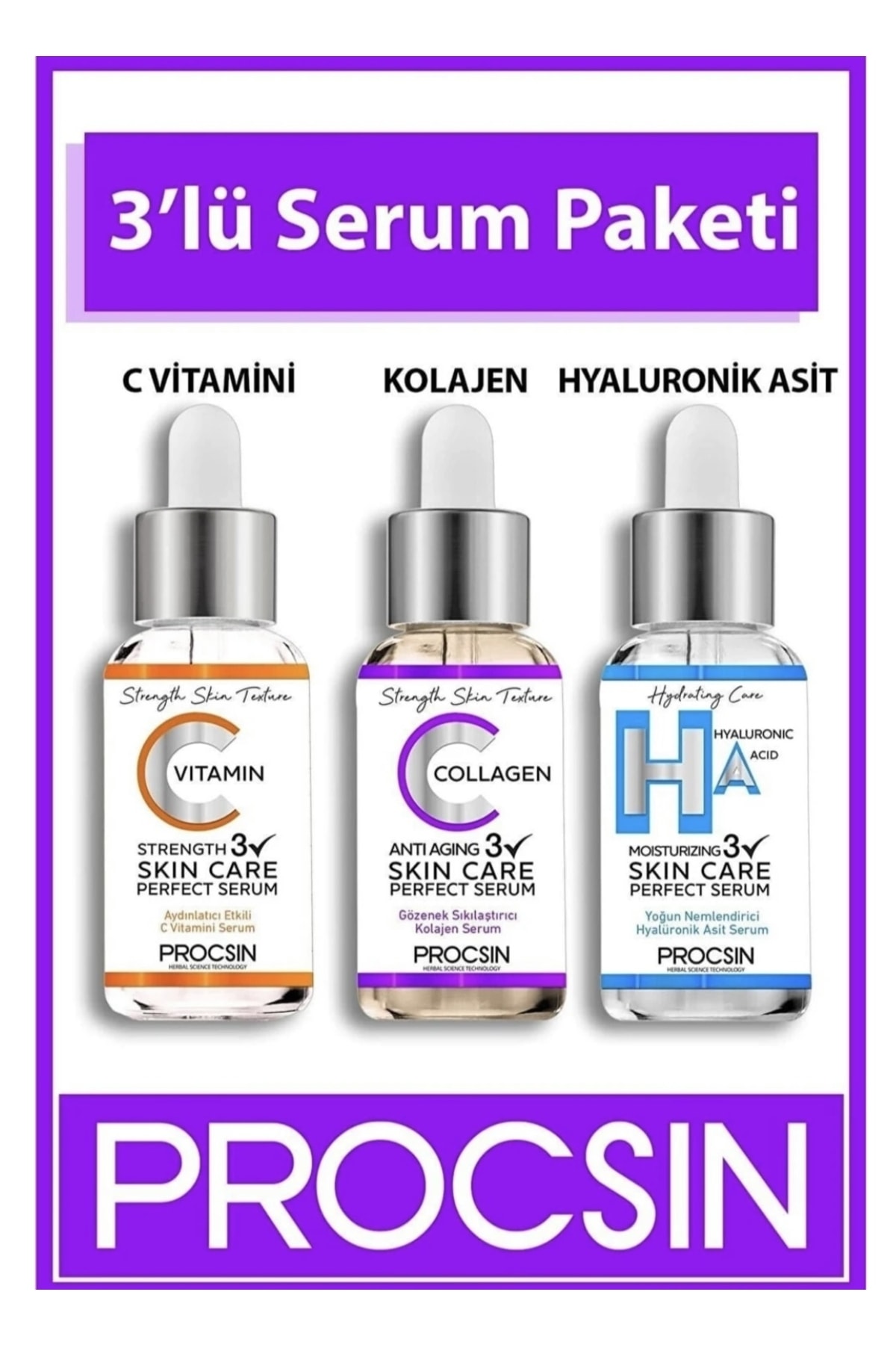 PROCSIN Üçlü Serum Seti