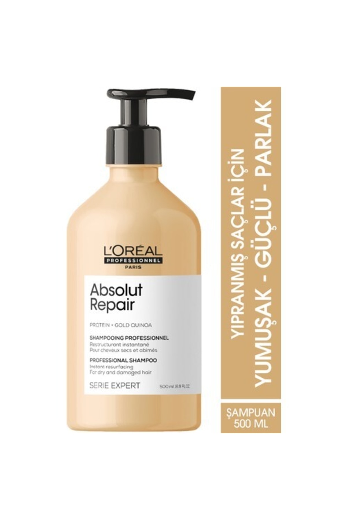 L'Oreal Paris L'oreal Professionnel Serie Expert Absolut Repair Yıpranmış Saçlar Için Onarıcı Şampuan 500 Ml