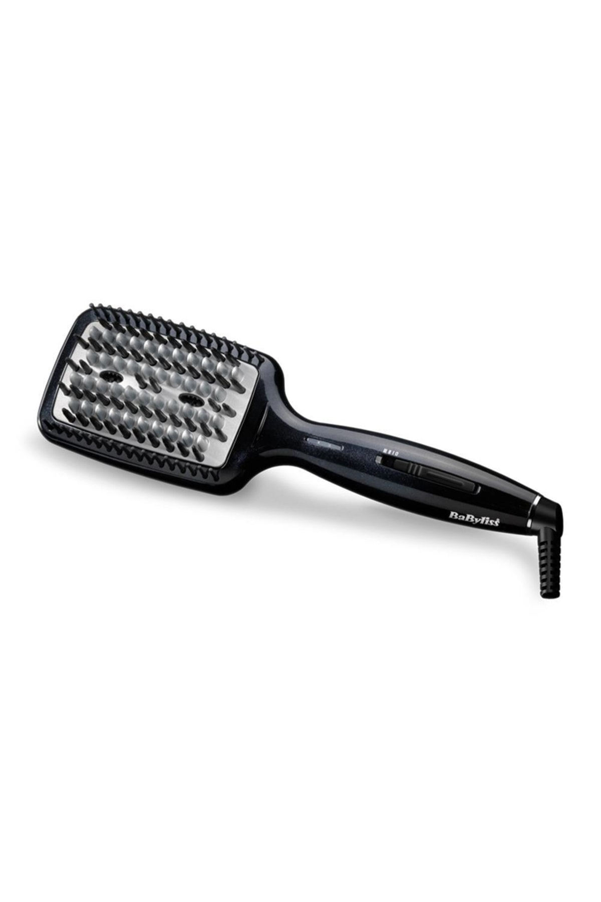 BABYLİSS Liss 200 Derece İyon Etkili Otomatik Kapanır 3D Isıtmalı Düzleştirici Saç Fırçası Siyah HSB101E