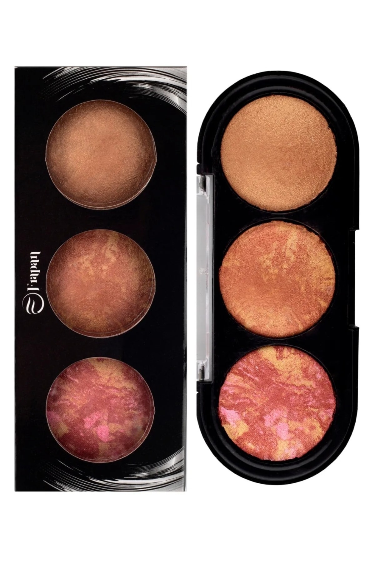 TUVALL 3'lü Allık - Terracotta Blush No : 2