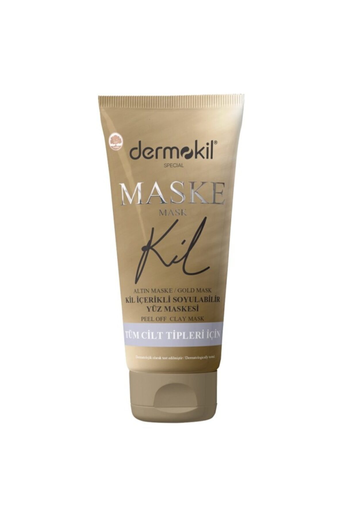 Dermokil Soyulabilir Gold Yüz Kil Maskesi Tüm Cilt Tipleri Için 75 Ml