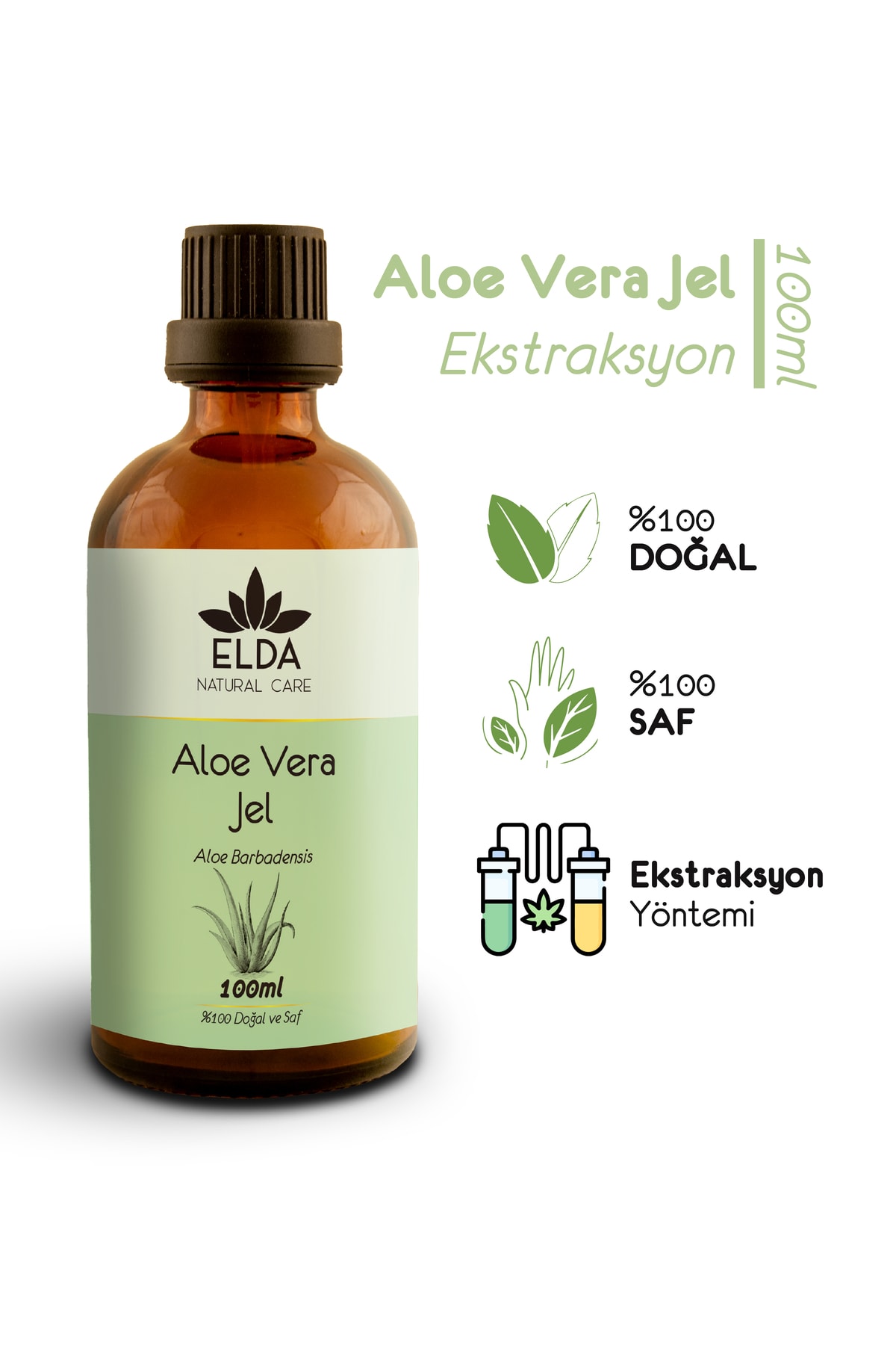 EldaNaturalcare Aloe Vera Jel 100ml