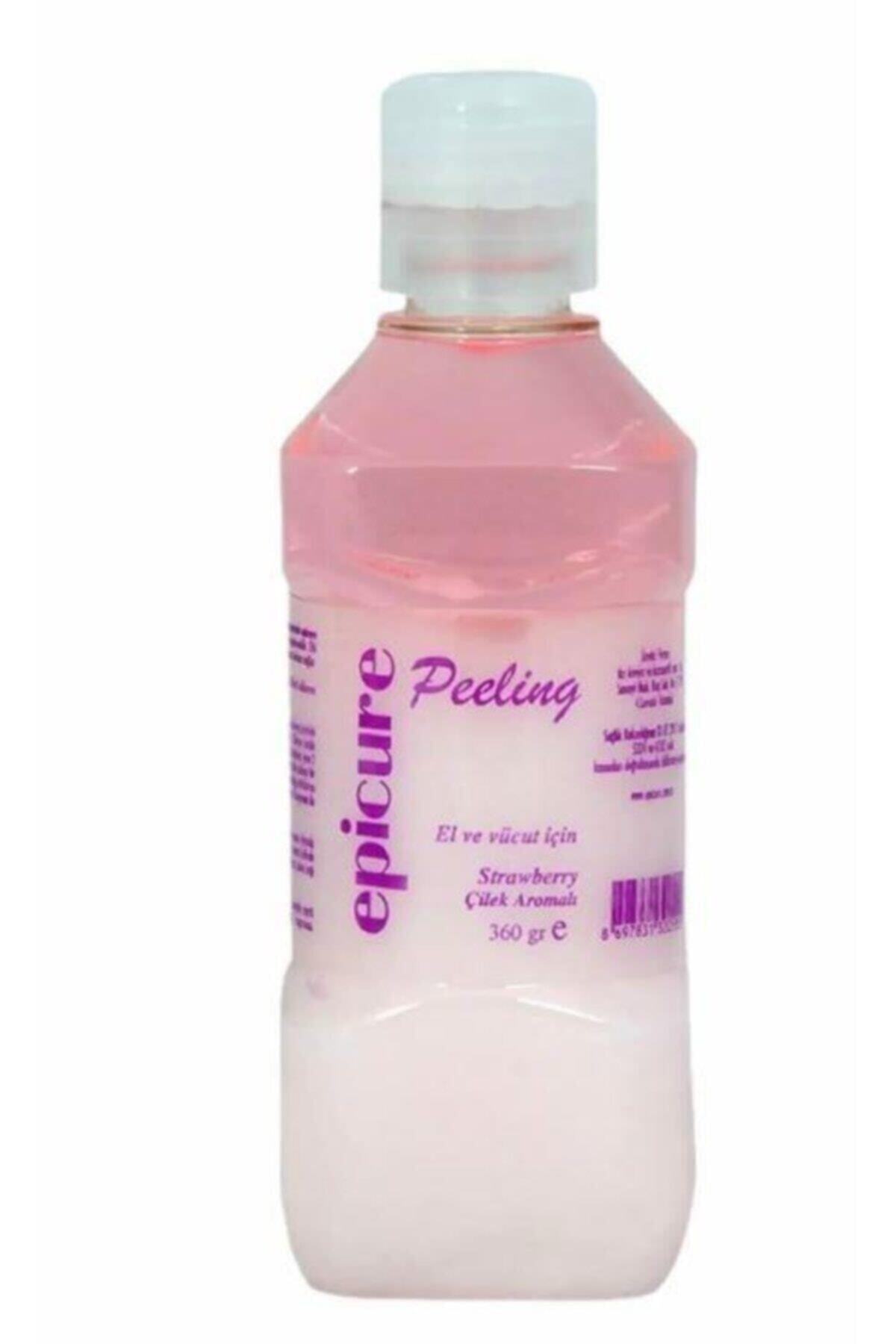 Epicure Çilek Aromalı Ipeksi Yumuışaklık Veren Peeling 360_gr.,