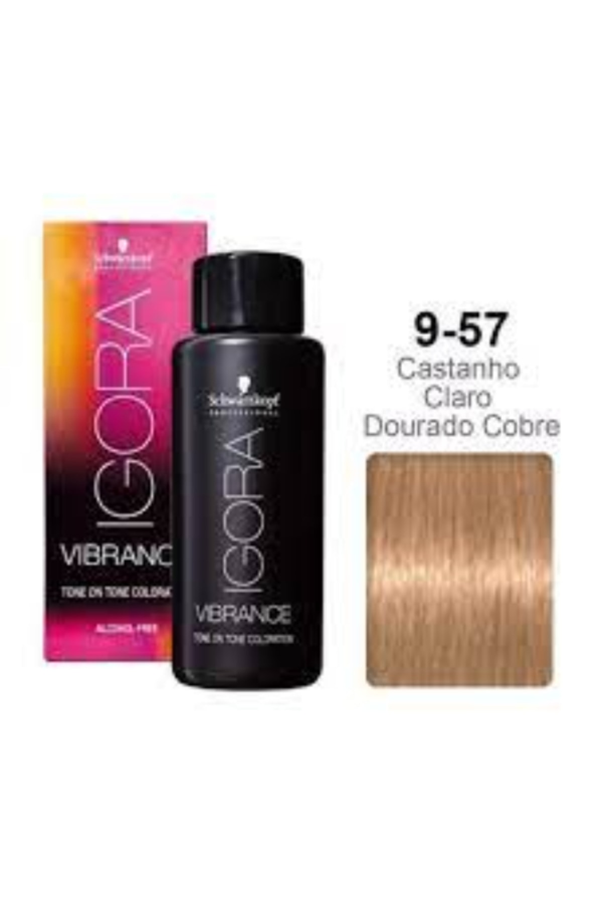 Schwarzkopf Igora Vibrance 9-57 Sarı Altın Bakır Yarı Kalıcı Saç Boyası 60ml