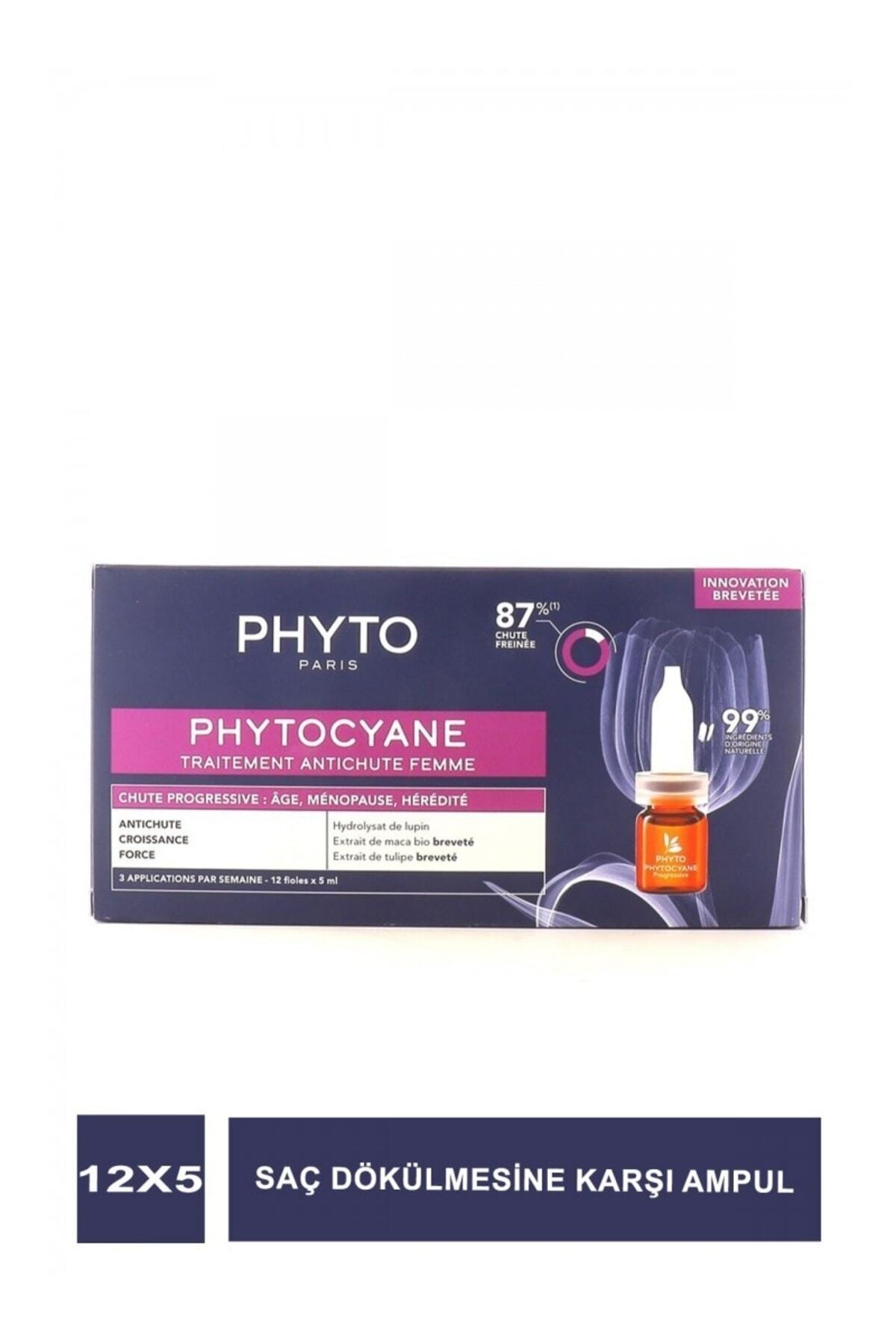 Phyto Cyane Kadın Tipi Kronik Saç Dökülme Karşıtı 12 X 5 ml Ampul