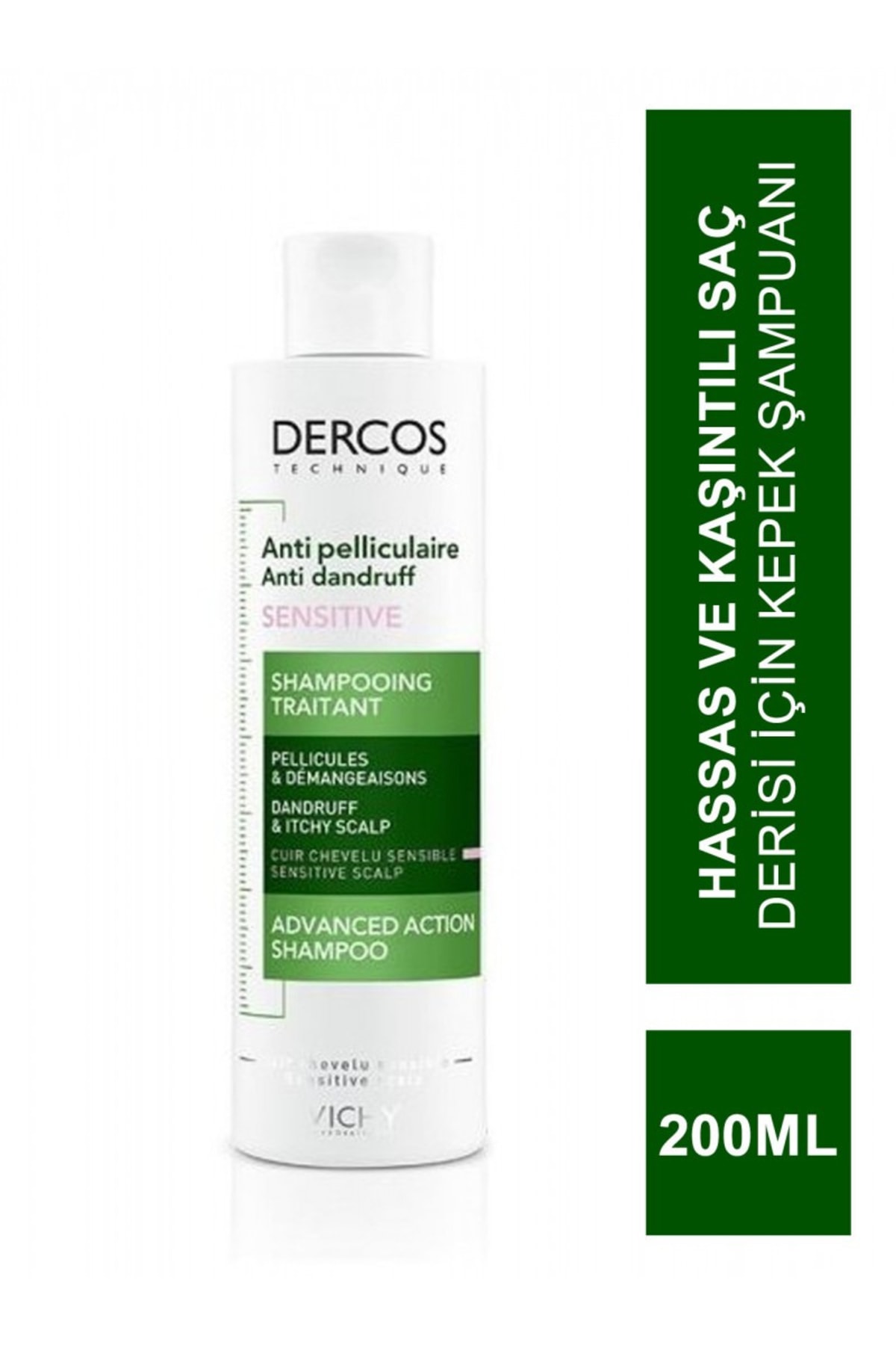 Vichy Dercos Anti-pell Kepek Şampuanı Hassas Ve Kaşıntılı Saç Derisi 200 ml