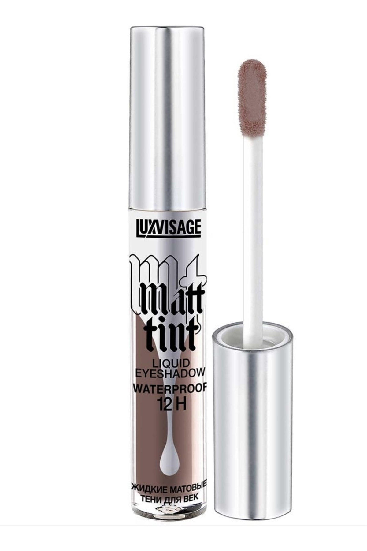 LUXVISAGE COSMETICS TURKEY Sıvı Far Matt Tint Waterproof Matte Liquid Eyeshadows Nude 110 Dark Chocolate