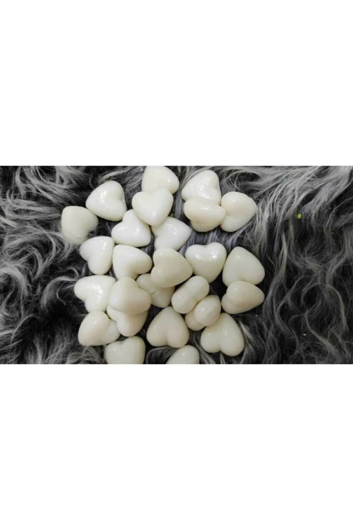 EQMQ STORE KOZMETİK Mini Kalpli Kokulu Sabun 10 Adet Beyaz 2x2 cm minik sabun
