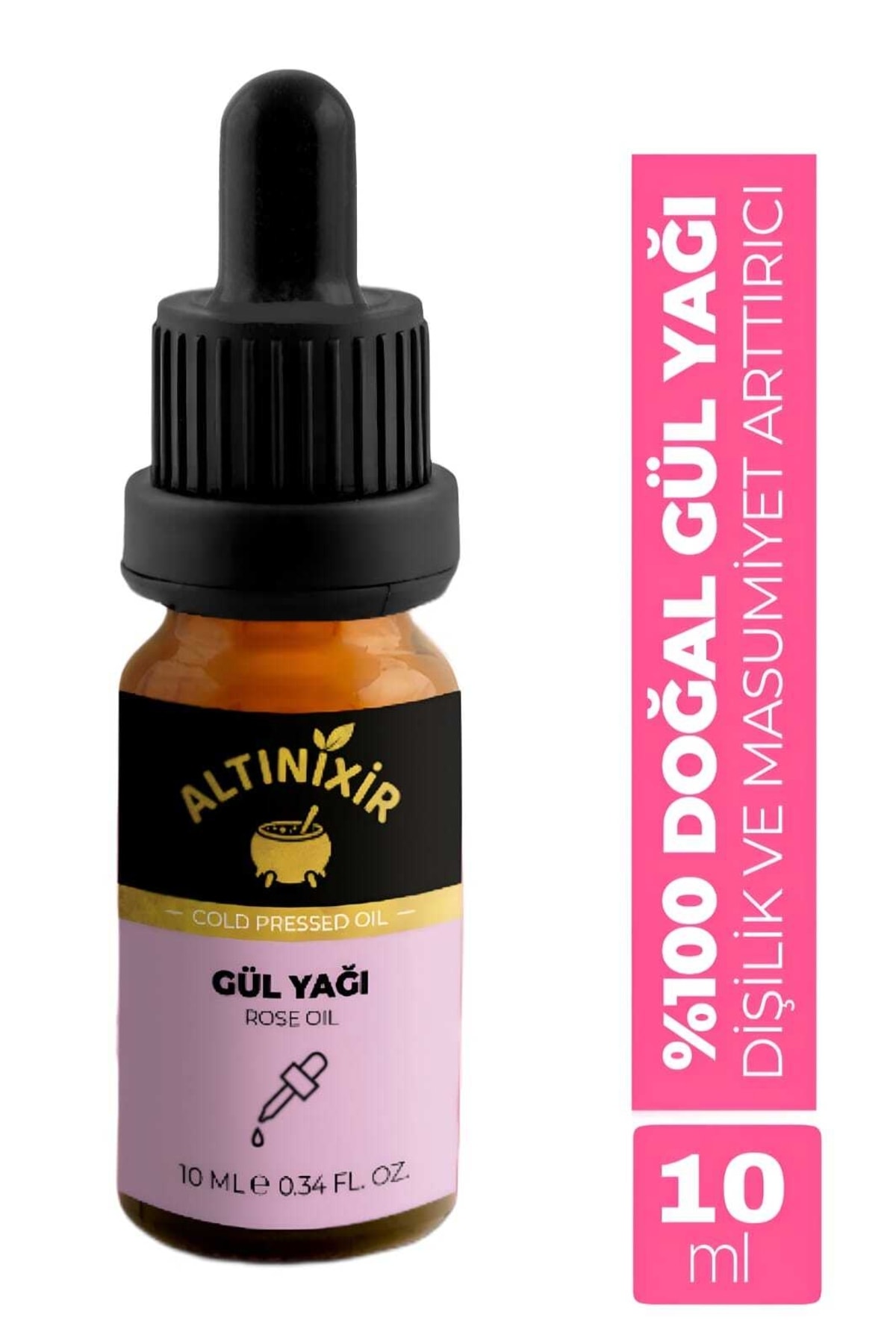 ALTINİXİR Gül Vücut Yağı 10ml