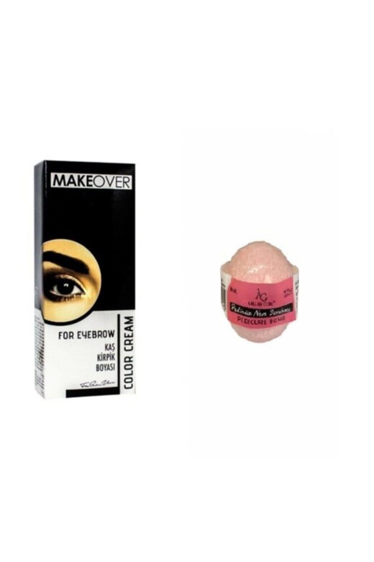 Makeover Kaş Kirpik Boyası Siyah 15 Ml +argancure Nem Bombası 1 Adet