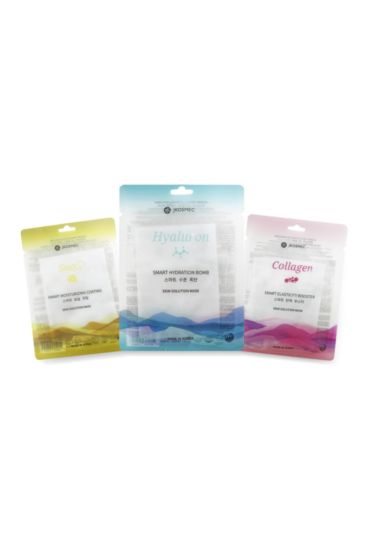 Jkosmec Solution Snail Mask -solution Hyaluron-solution Collagen Avantaj Paketi