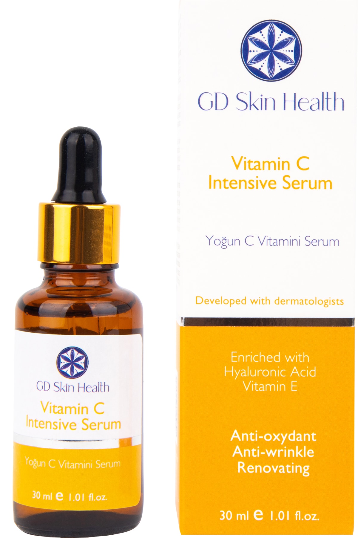 GD Skin Health Yoğun C Vitamini Serum& Aydınlatıcı Renk Tonu Eşitleyici Antioksidan Serum