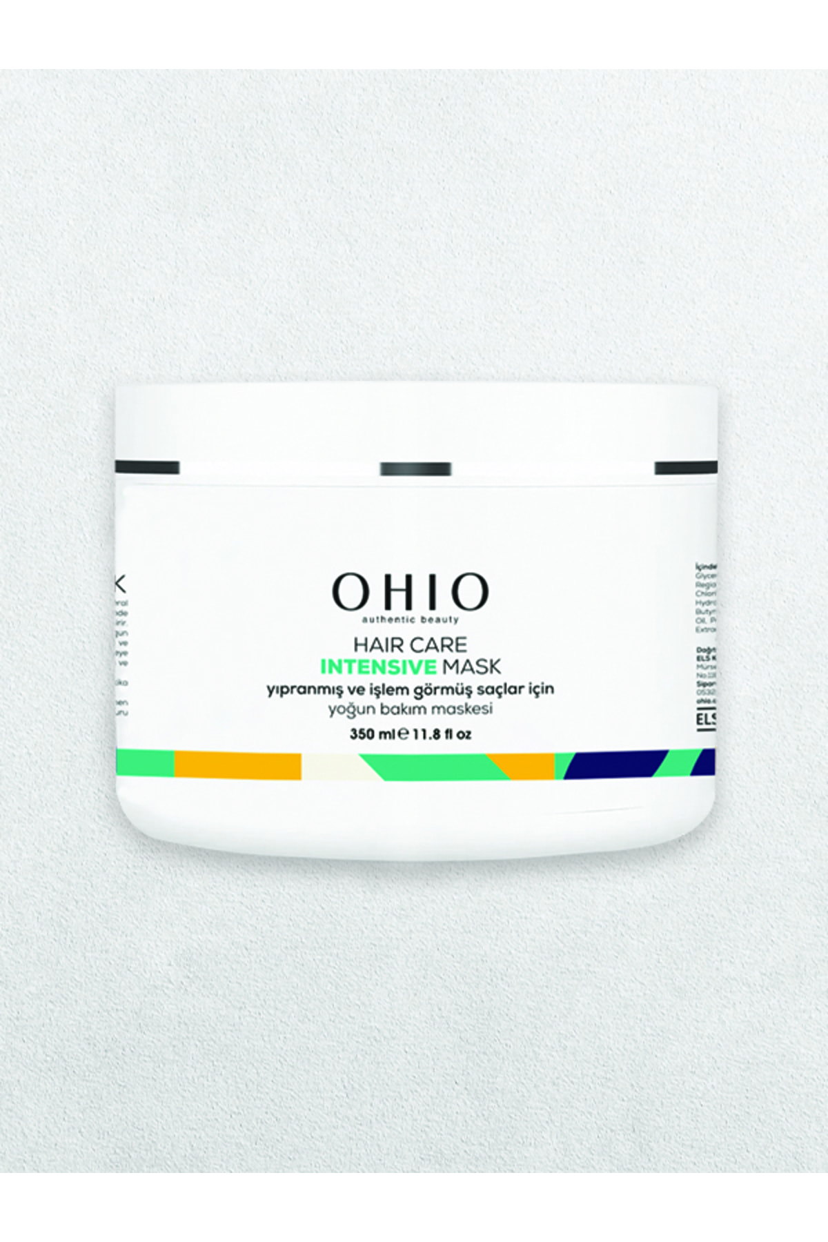 OHIO Intensıve Repair Işlem Görmüş Yıpranmış Saçlar Için Bakım Maskesi 350ml