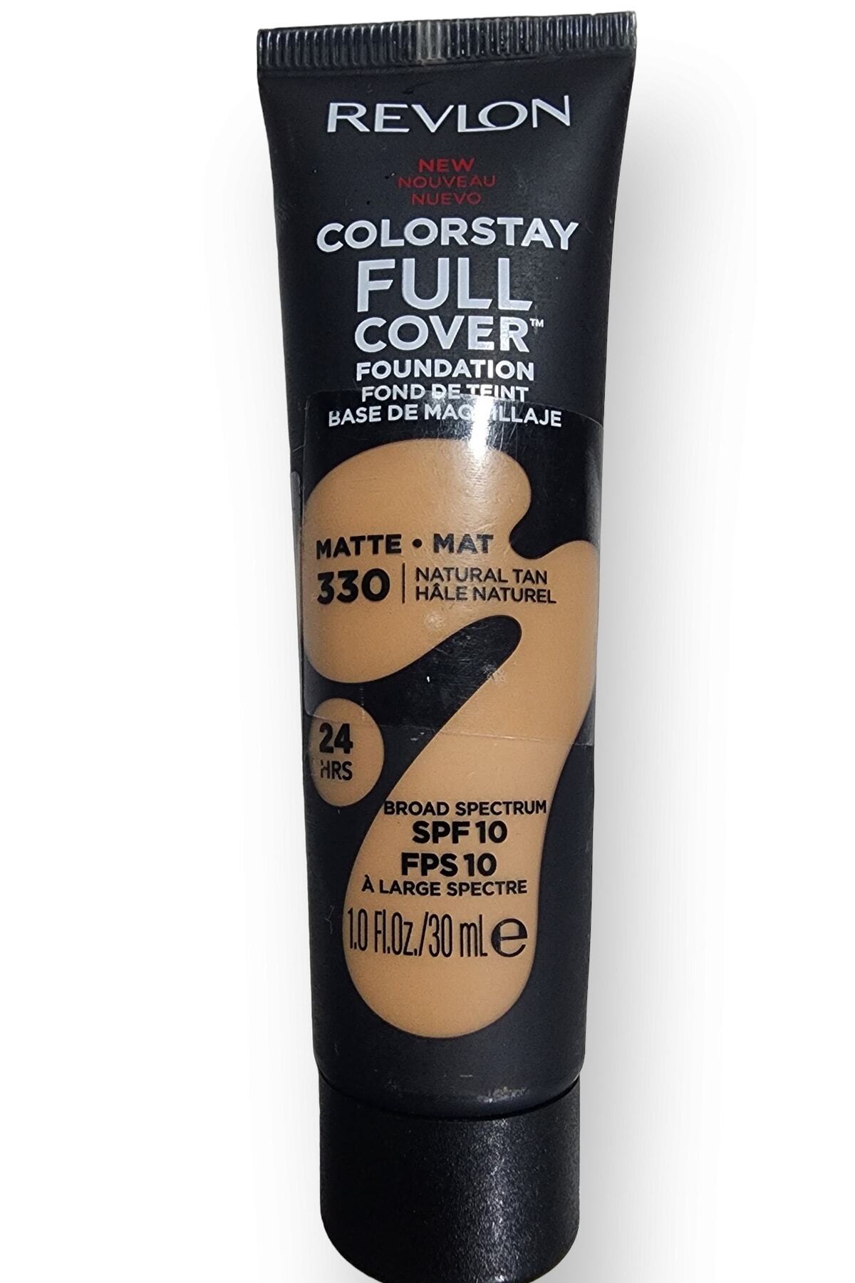 Revlon 330 Colorstay Full Cover Numara Matte Fondoten Natural Tan 24 Saat Kalıcı
