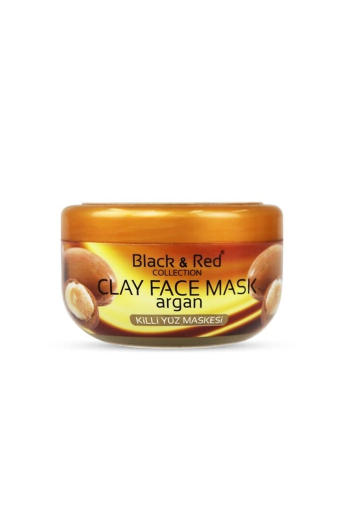 Black Red Black&red Clay Face Mask Argan