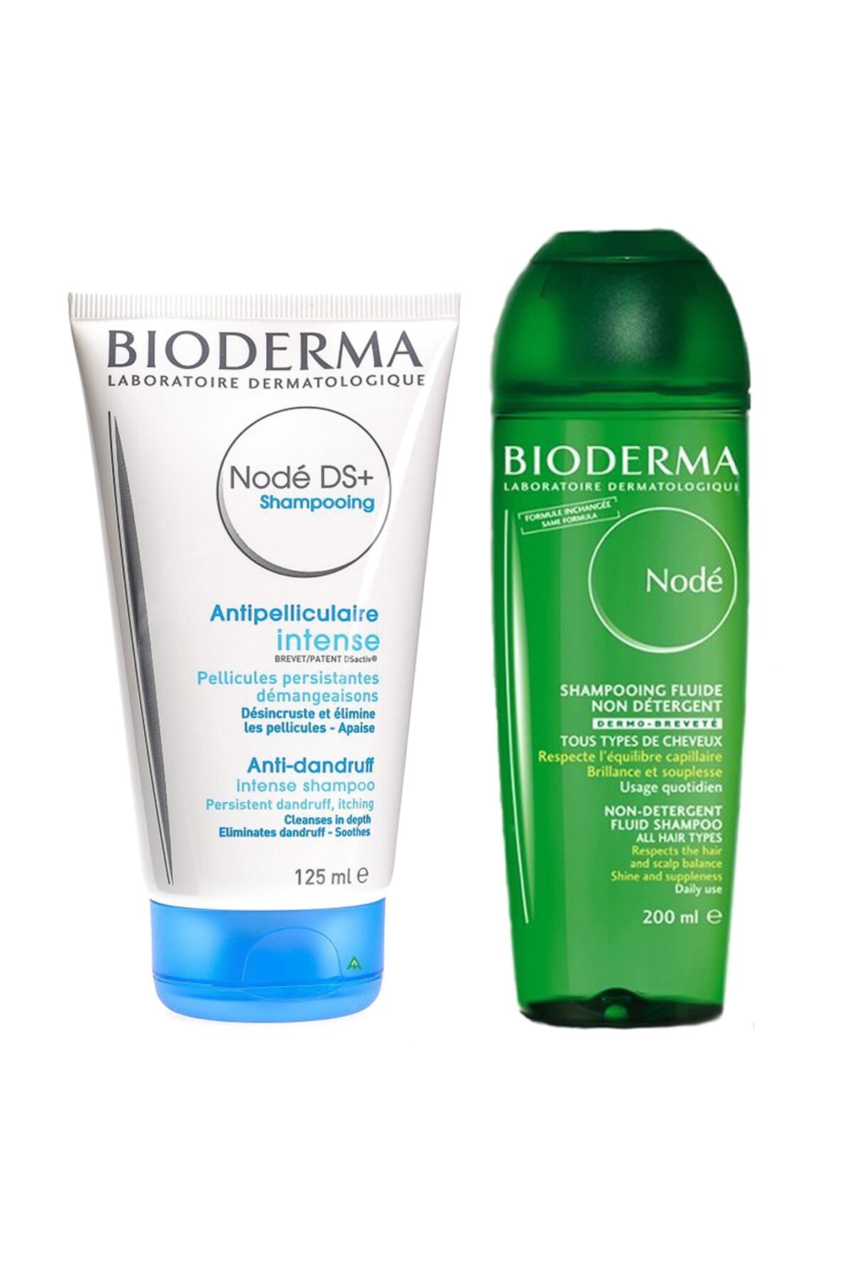 Bioderma Şampuan Seti - Node Ds Şampuan 125 ml + Node Şampuan 200 ml Hediye 8699956511511